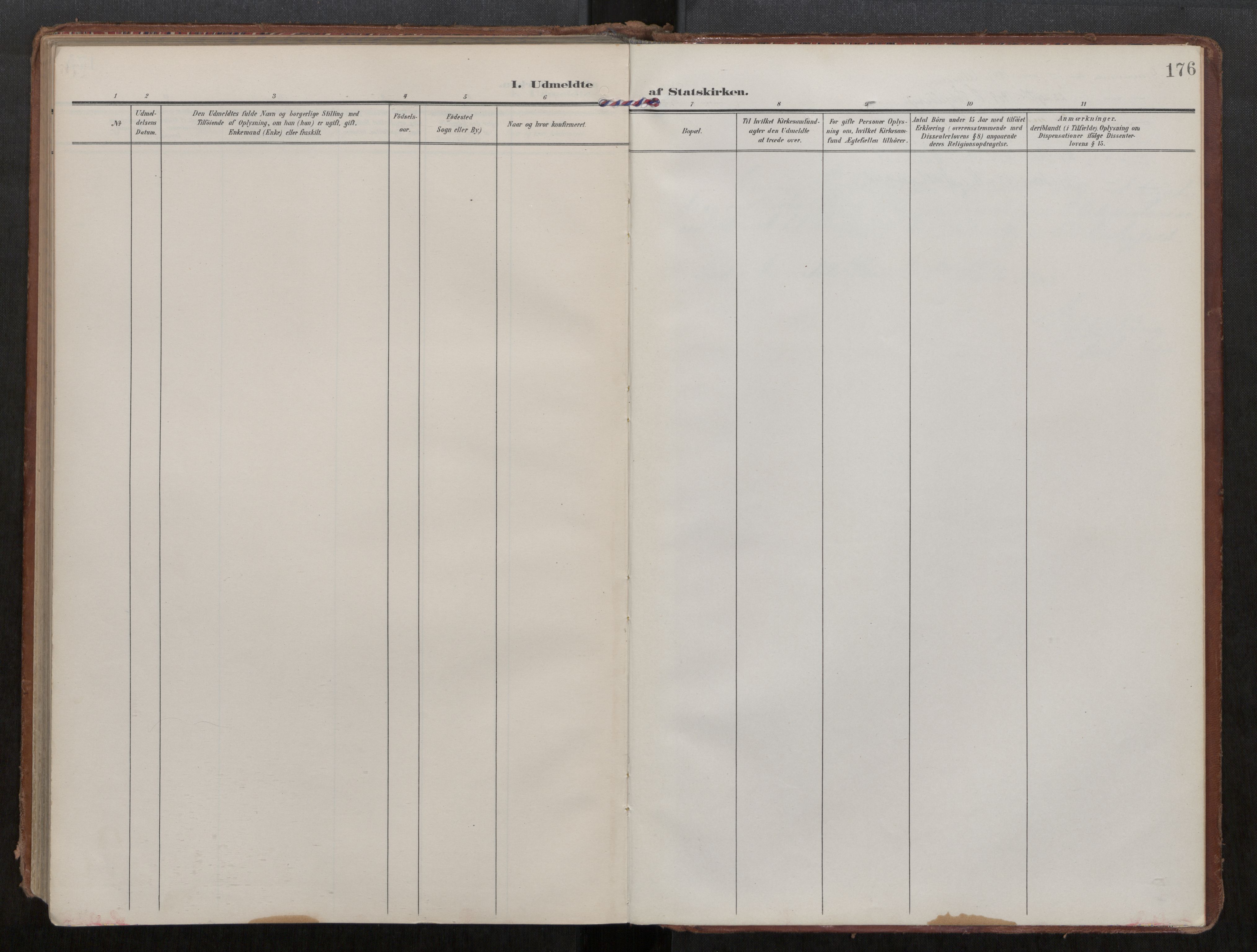 Ministerialprotokoller, klokkerbøker og fødselsregistre - Møre og Romsdal, AV/SAT-A-1454/549/L0618: Parish register (official) no. 549A01, 1906-1927, p. 176