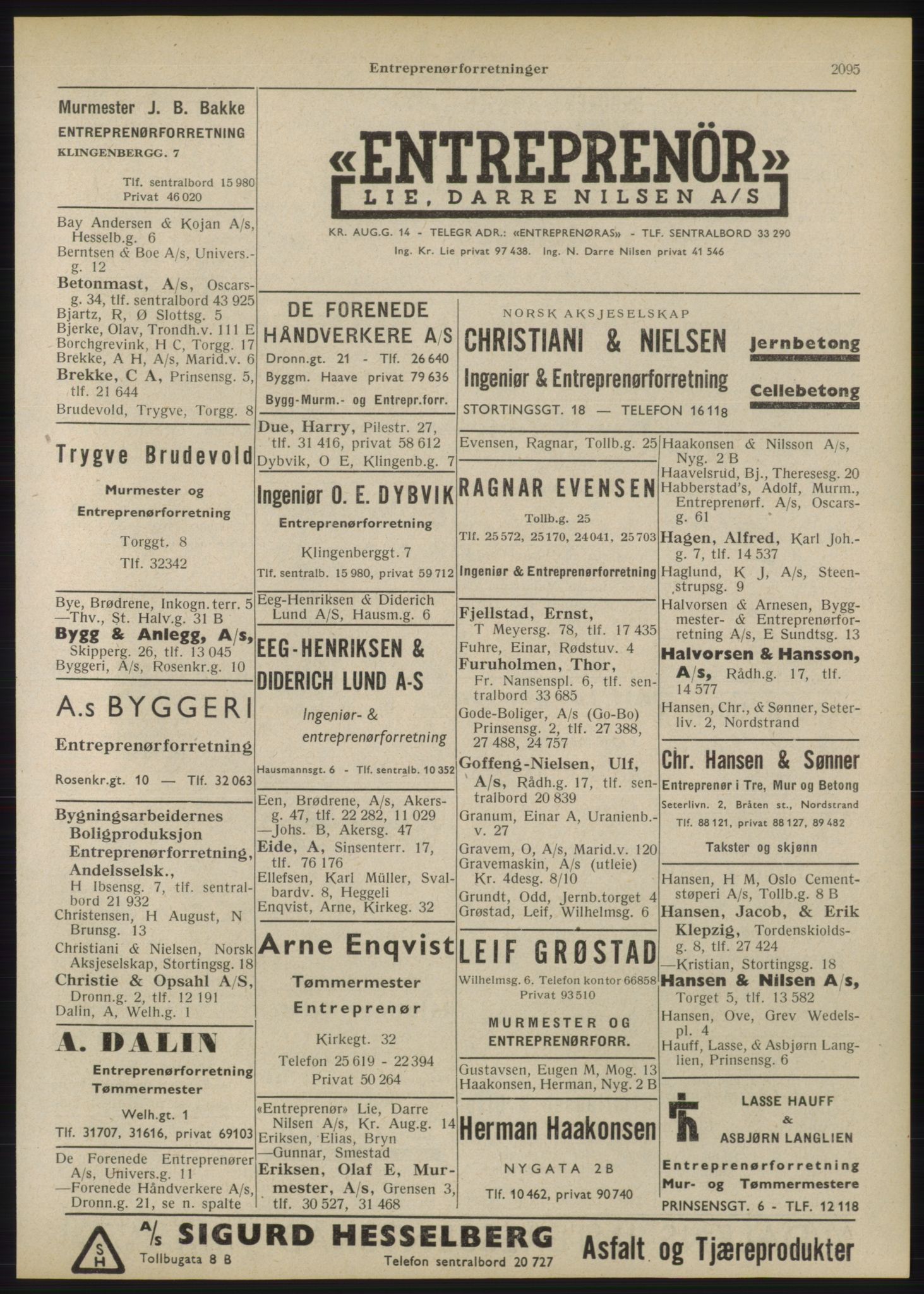 Kristiania/Oslo adressebok, PUBL/-, 1946, p. 2095