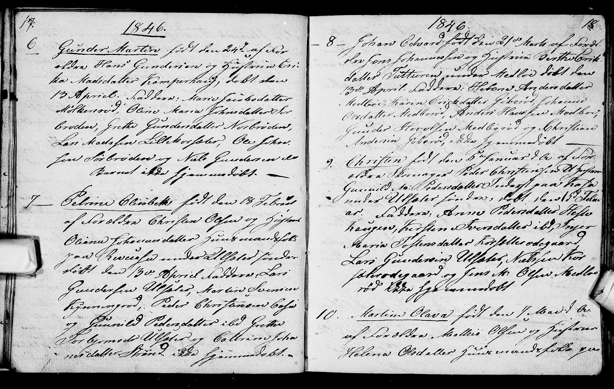 Berg prestekontor Kirkebøker, AV/SAO-A-10902/G/Gc/L0001: Parish register (copy) no. III 1, 1844-1855, p. 17-18