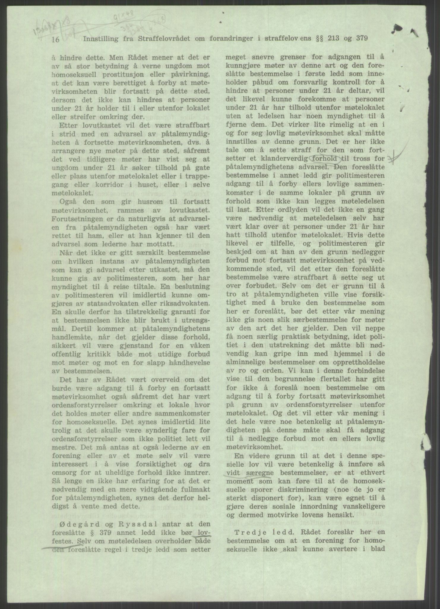 Det Norske Forbundet av 1948/Landsforeningen for Lesbisk og Homofil Frigjøring, AV/RA-PA-1216/D/Dc/L0001: §213, 1953-1989, p. 816