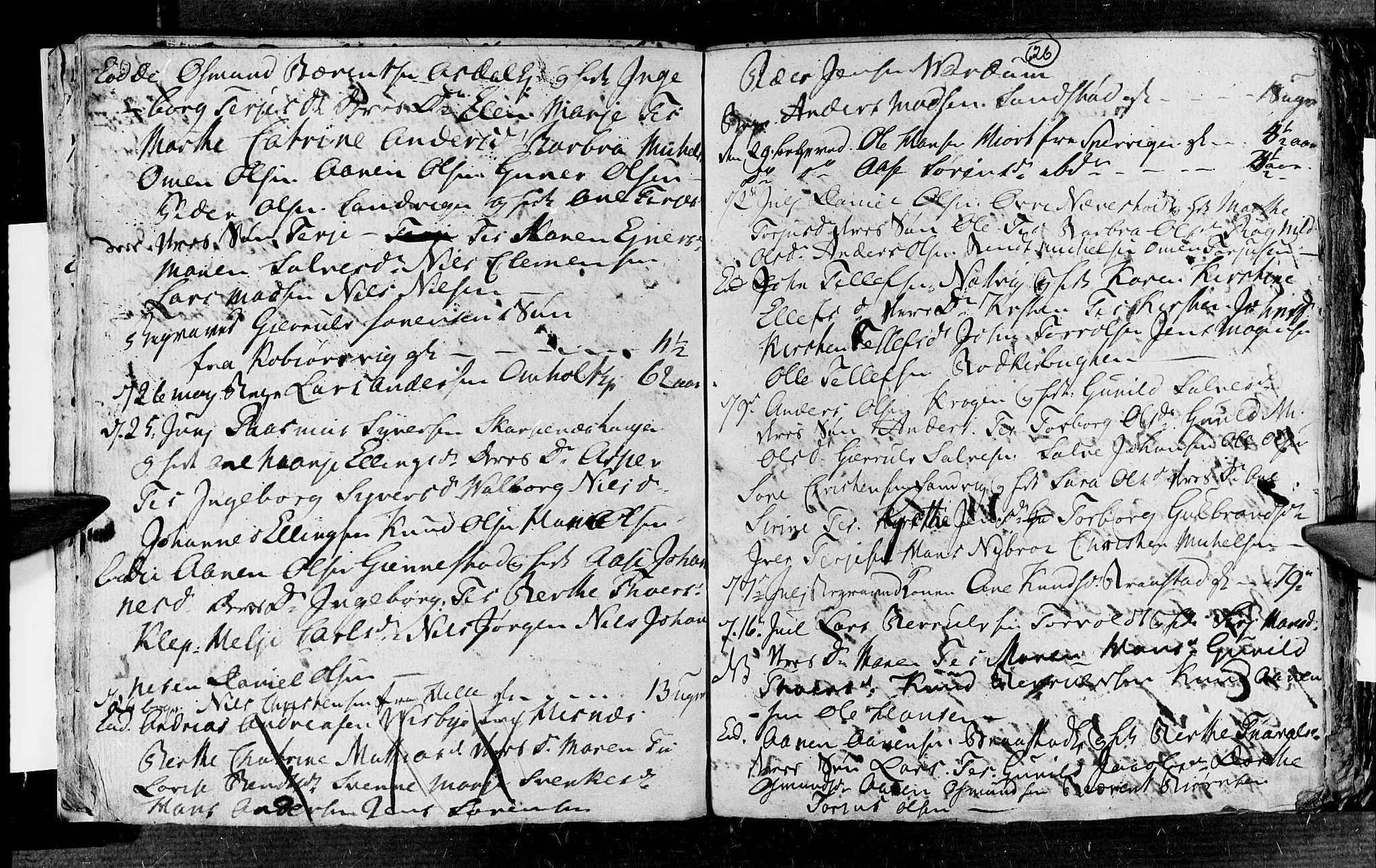 Øyestad sokneprestkontor, SAK/1111-0049/F/Fb/L0002: Parish register (copy) no. B 2, 1795-1807, p. 26
