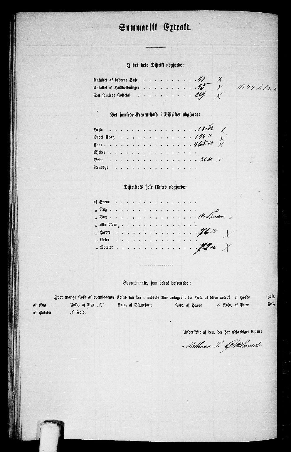 RA, 1865 census for Stord, 1865, p. 121