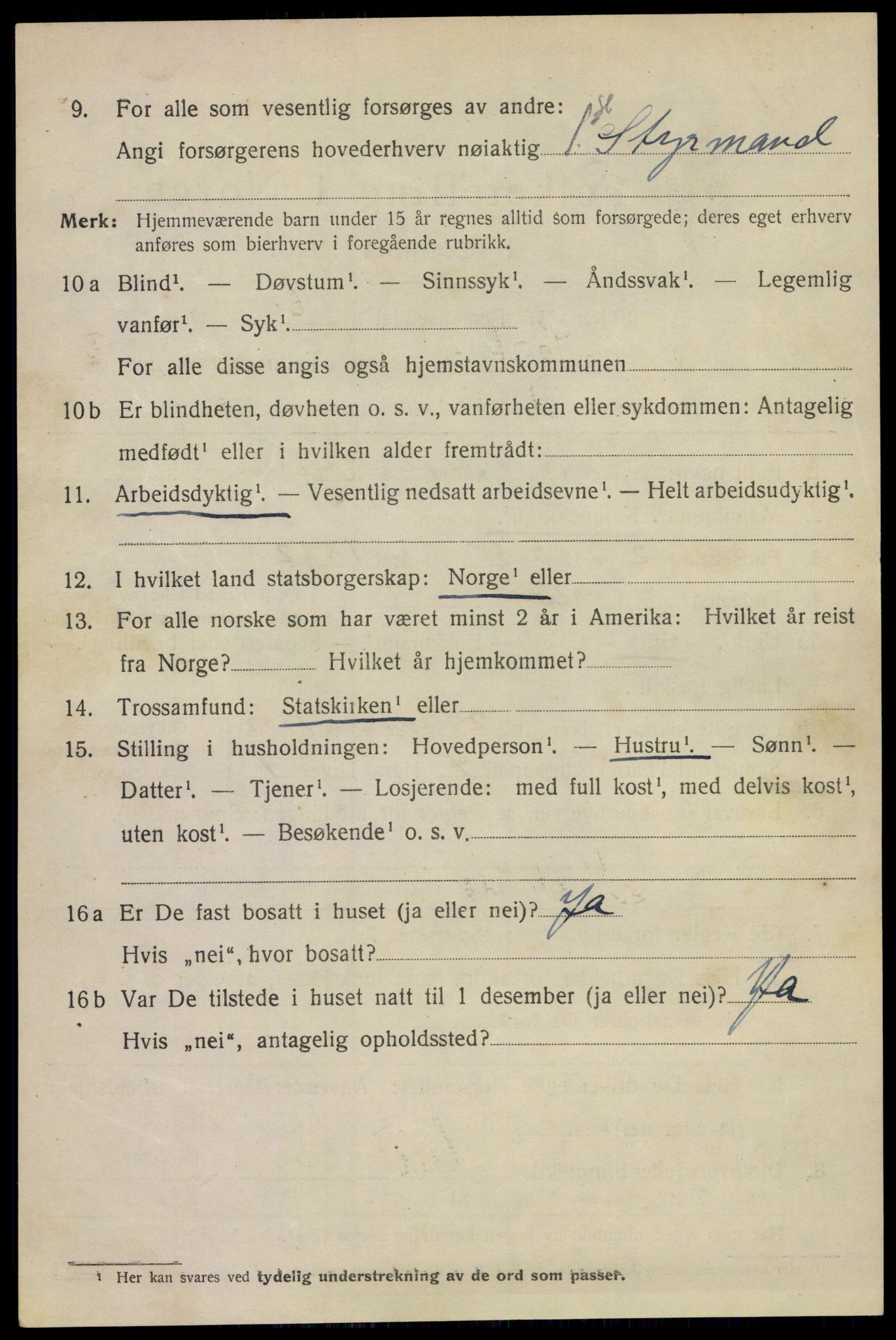 SAKO, 1920 census for Horten, 1920, p. 10334