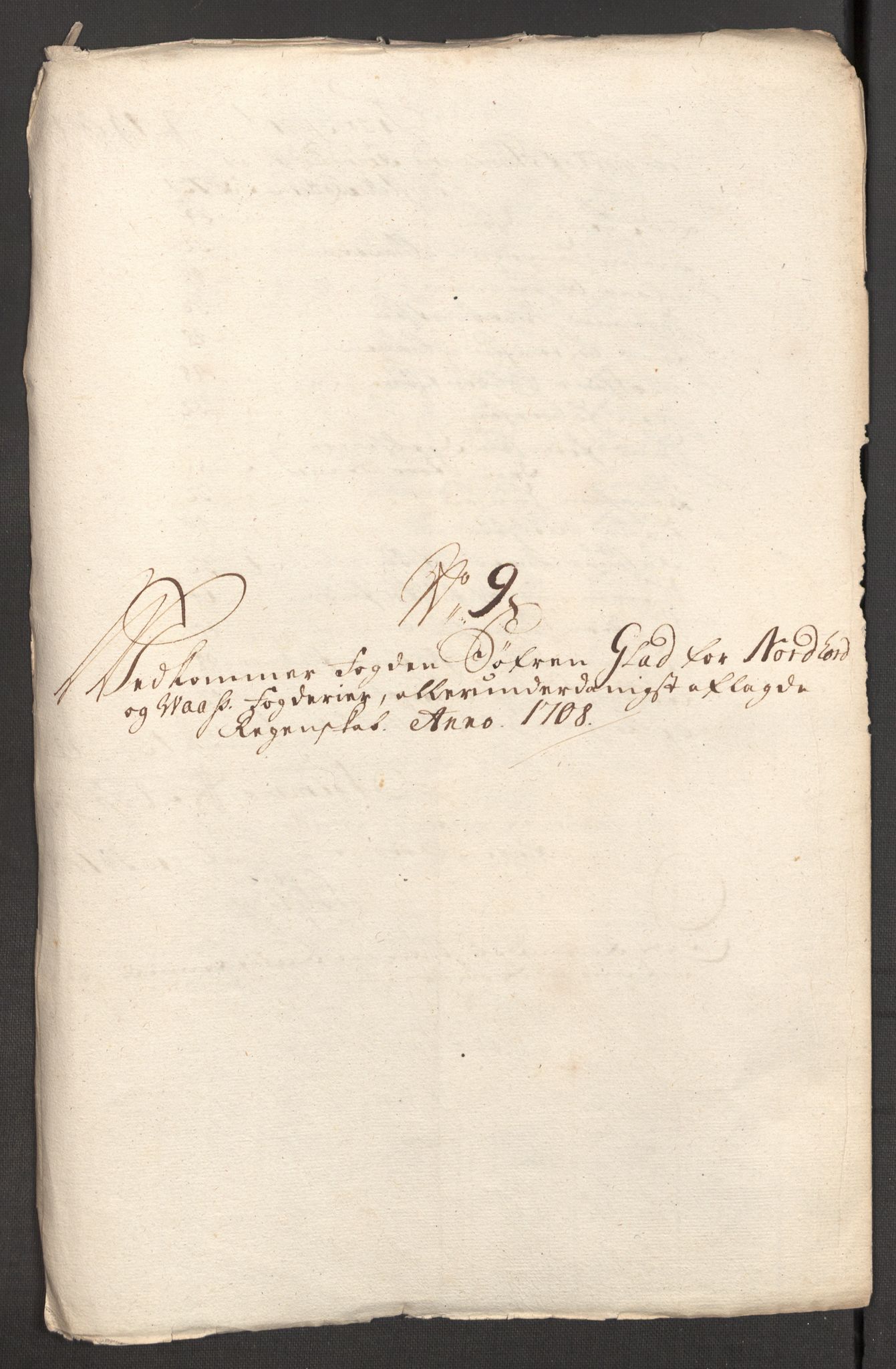 Rentekammeret inntil 1814, Reviderte regnskaper, Fogderegnskap, RA/EA-4092/R51/L3189: Fogderegnskap Nordhordland og Voss, 1708, p. 244