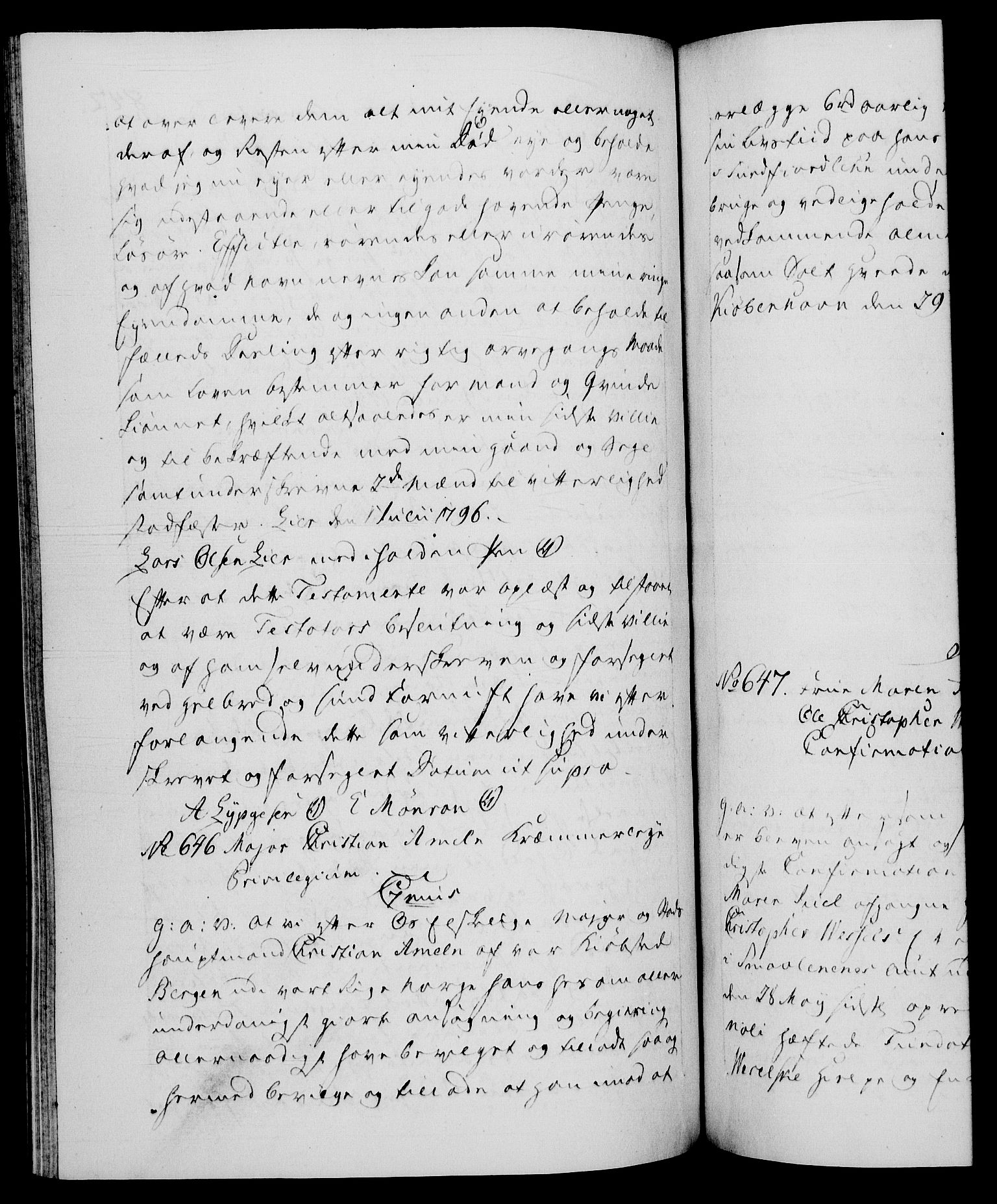 Danske Kanselli 1572-1799, RA/EA-3023/F/Fc/Fca/Fcaa/L0056: Norske registre, 1795-1796, p. 842b