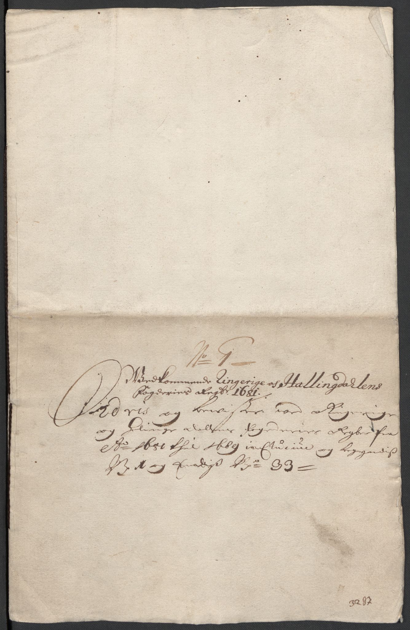 Rentekammeret inntil 1814, Reviderte regnskaper, Fogderegnskap, AV/RA-EA-4092/R21/L1445: Fogderegnskap Ringerike og Hallingdal, 1681-1689, p. 213