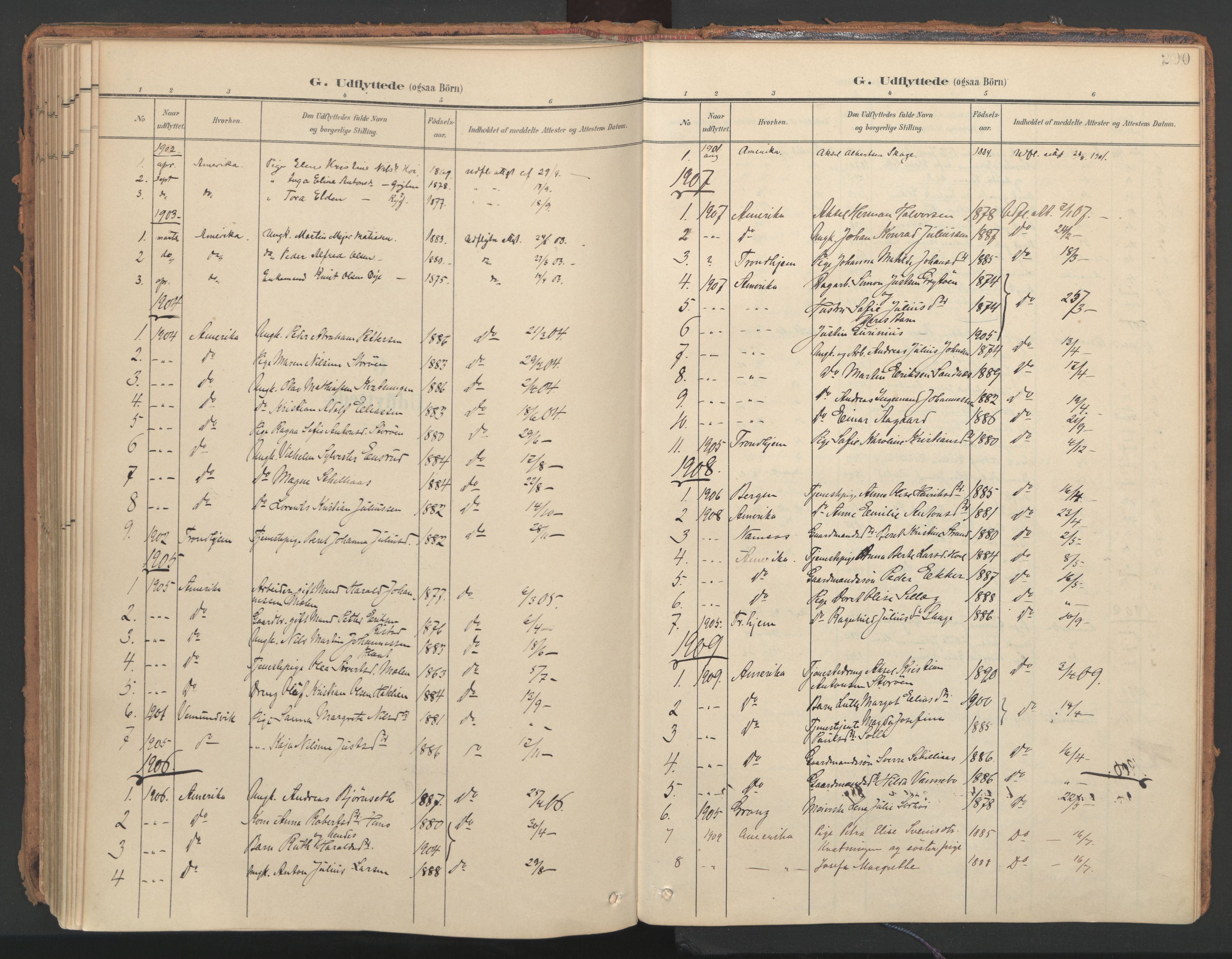 Ministerialprotokoller, klokkerbøker og fødselsregistre - Nord-Trøndelag, SAT/A-1458/766/L0564: Parish register (official) no. 767A02, 1900-1932, p. 200