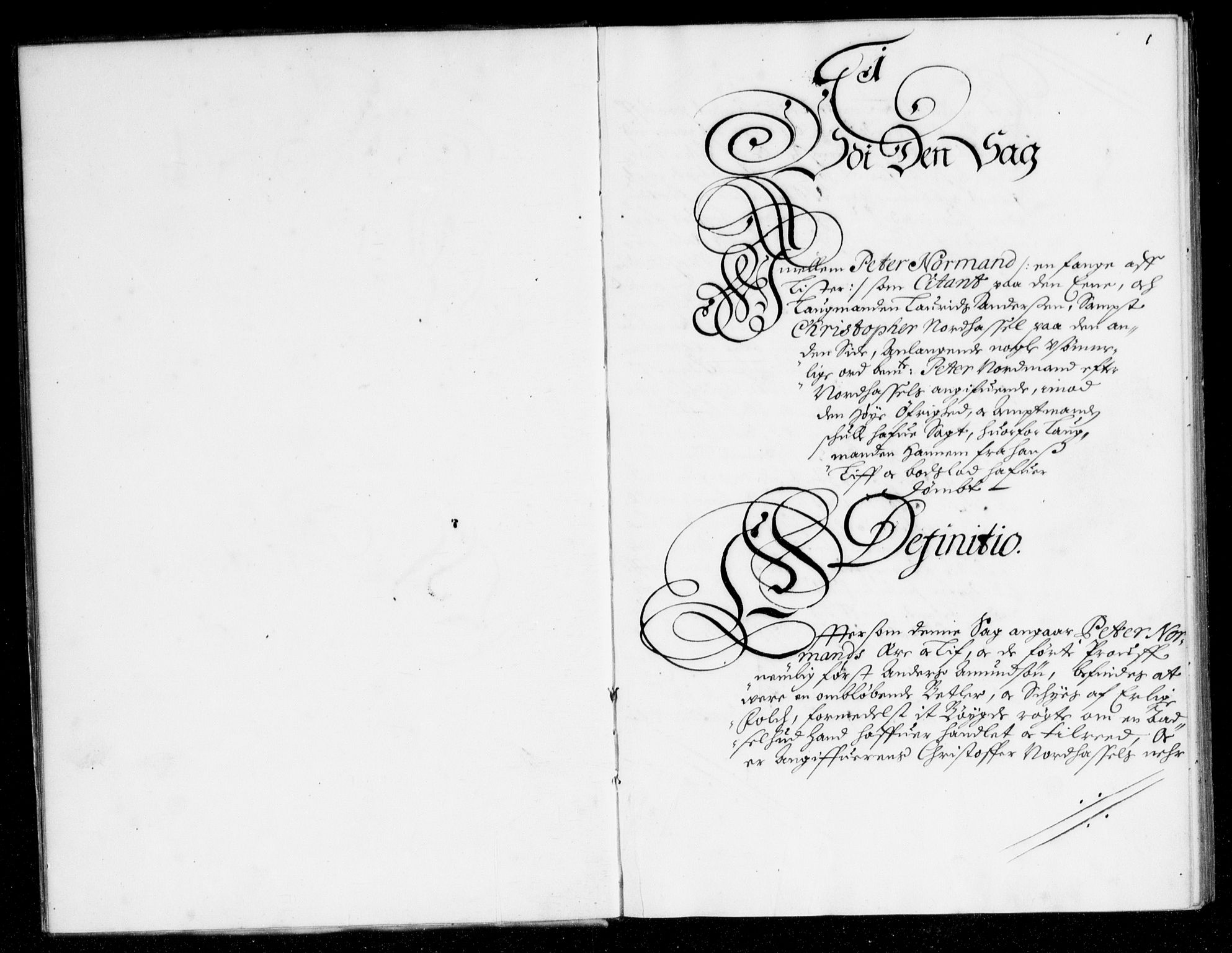 Overhoffretten 1667-1797, RA/EA-2884/Aa/L0011: Avsiktsprotokoll, 1674, p. 0b-1a