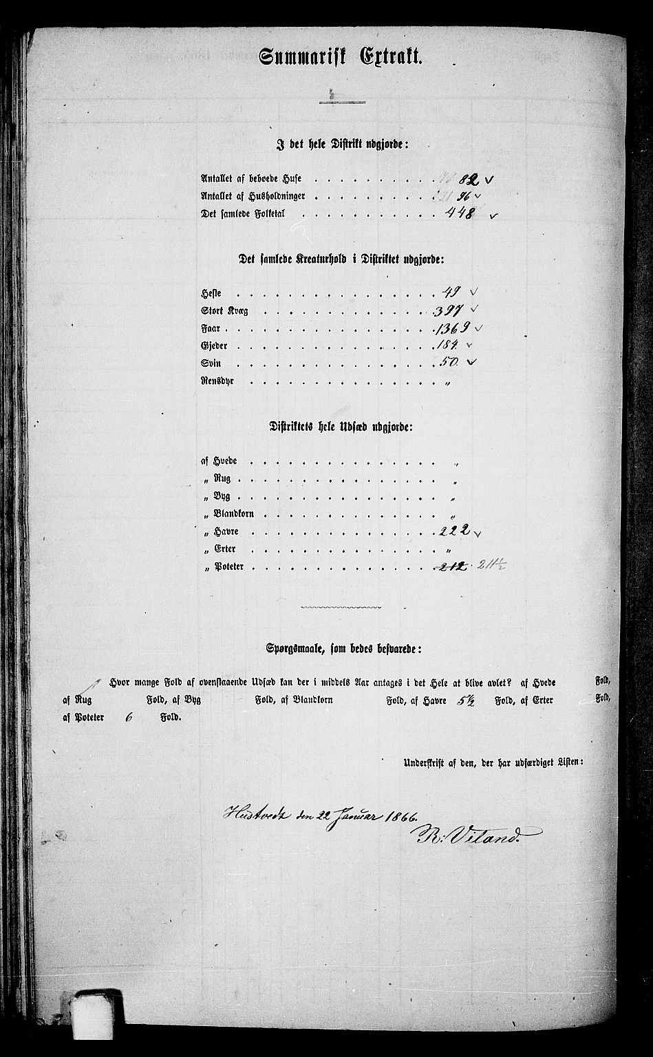 RA, 1865 census for Fjelberg, 1865, p. 125
