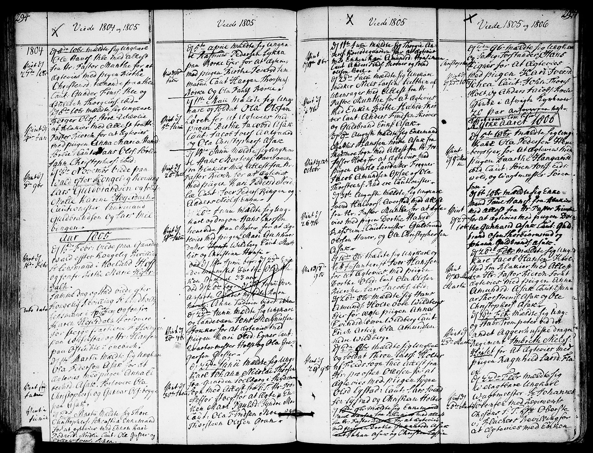 Sørum prestekontor Kirkebøker, SAO/A-10303/F/Fa/L0002: Parish register (official) no. I 2, 1759-1814, p. 294-295