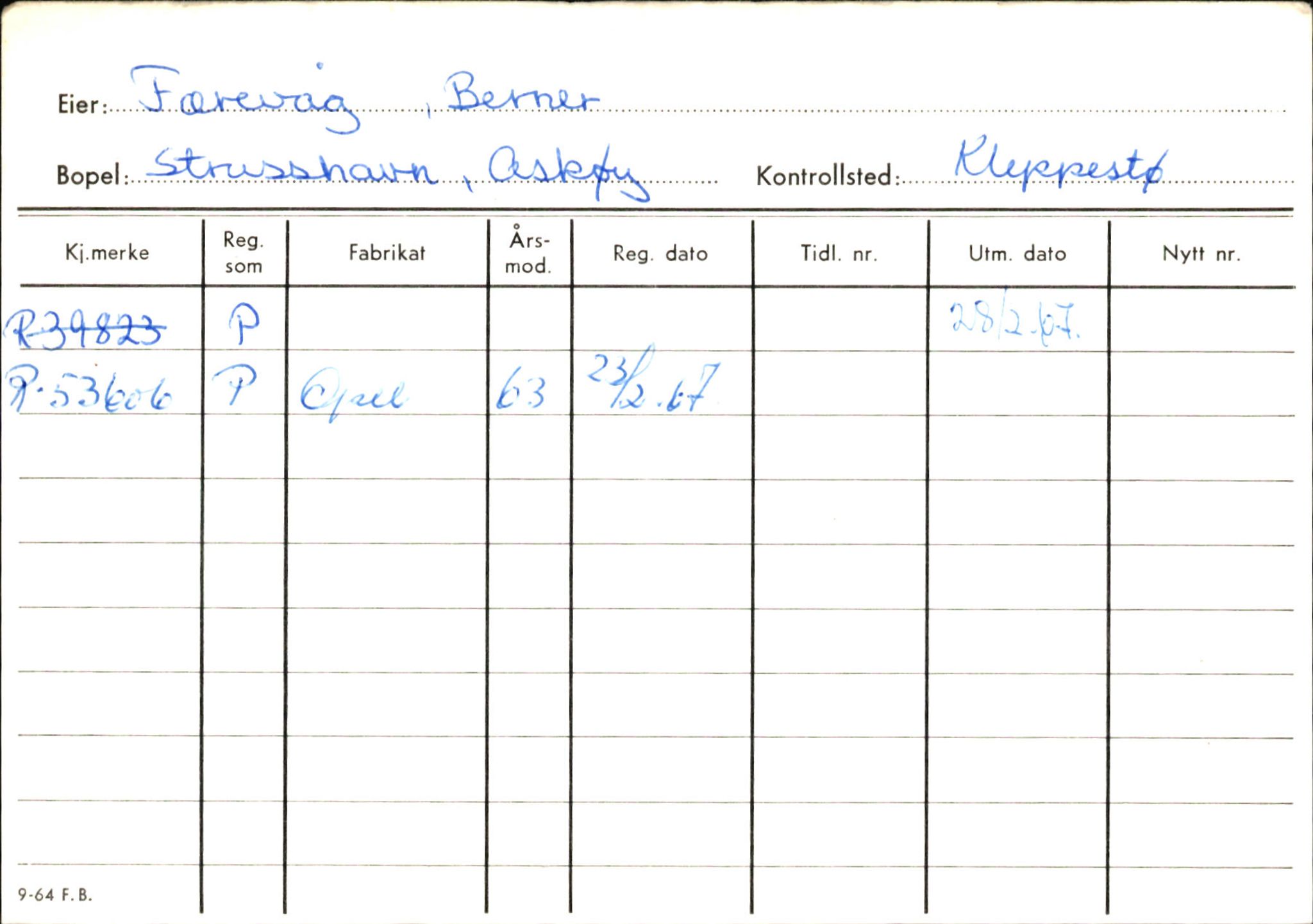 Statens vegvesen, Hordaland vegkontor, AV/SAB-A-5201/2/Ha/L0015: R-eierkort F-G, 1920-1971, p. 132