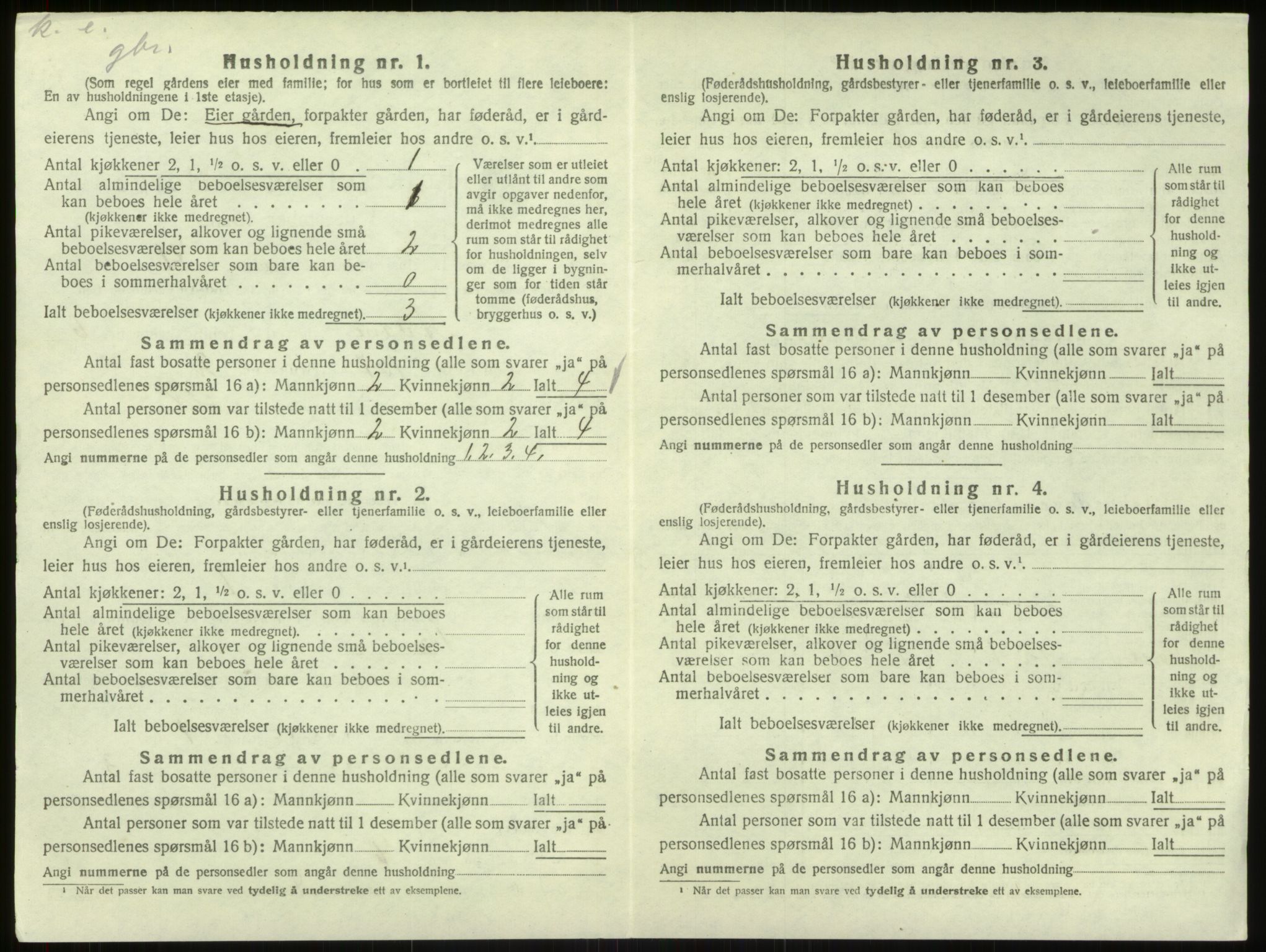 SAB, 1920 census for Åsane, 1920, p. 653