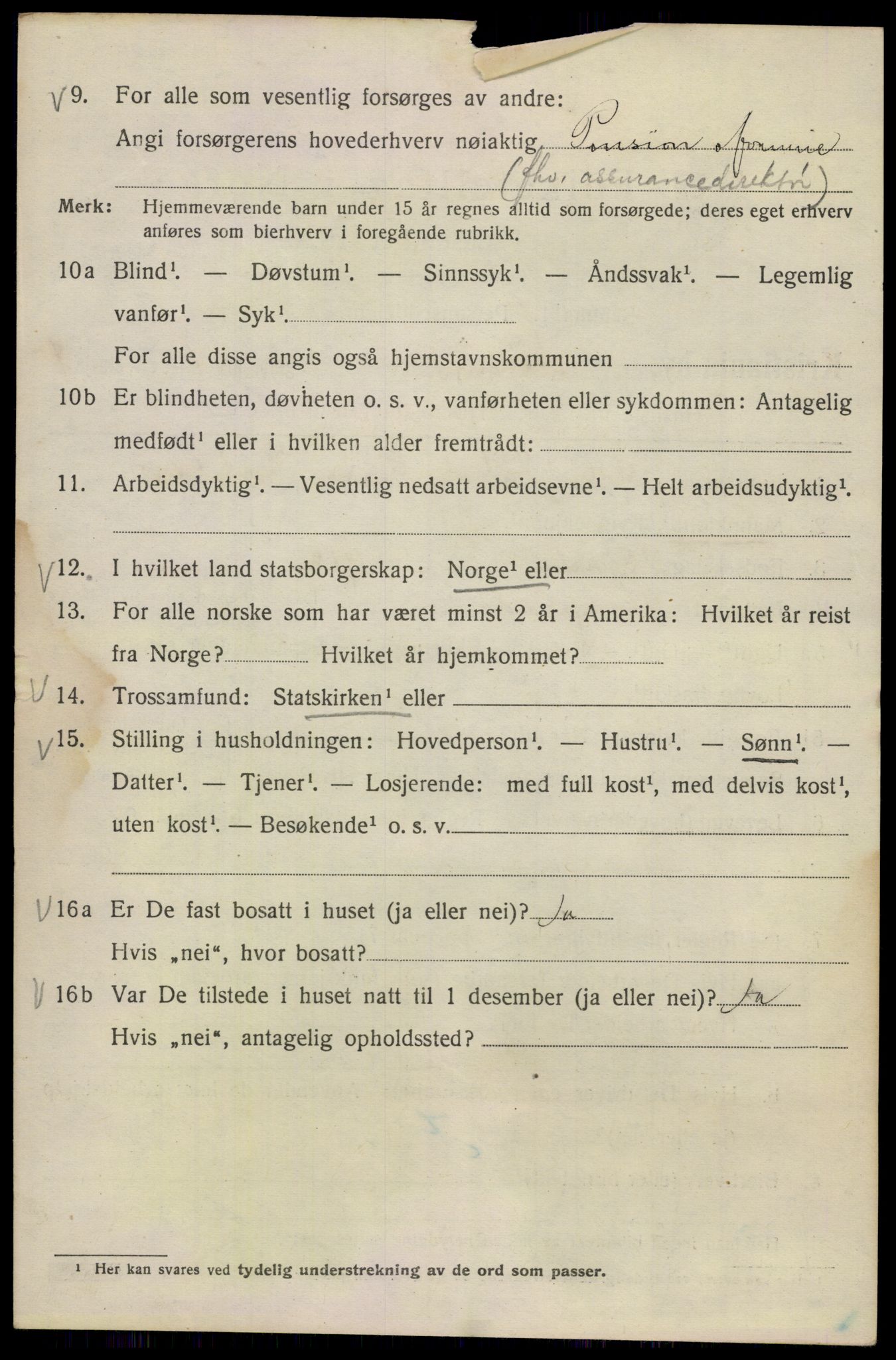 SAO, 1920 census for Kristiania, 1920, p. 142074