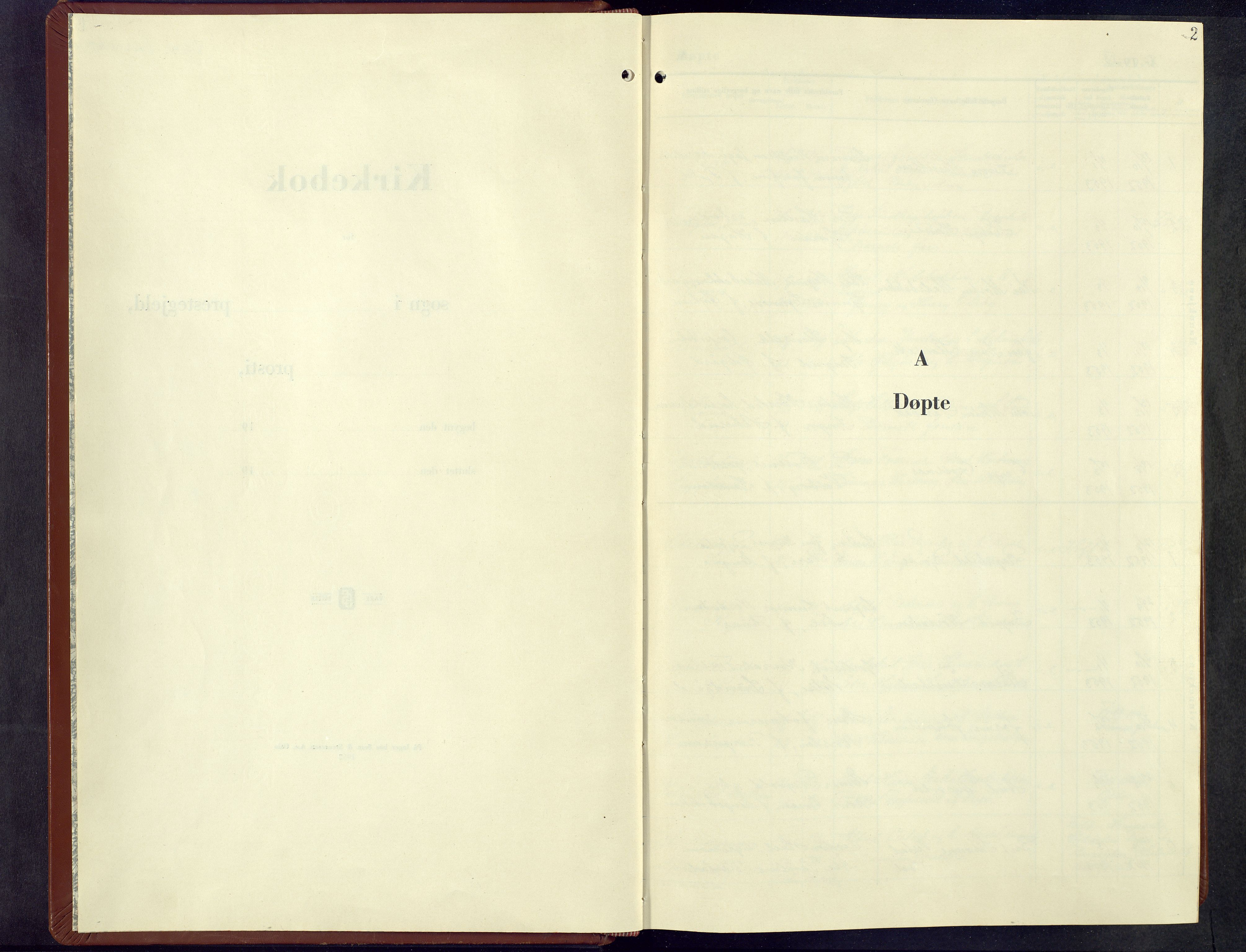 Østre Toten prestekontor, SAH/PREST-104/H/Ha/Hab/L0012: Parish register (copy) no. 12, 1953-1966, p. 2