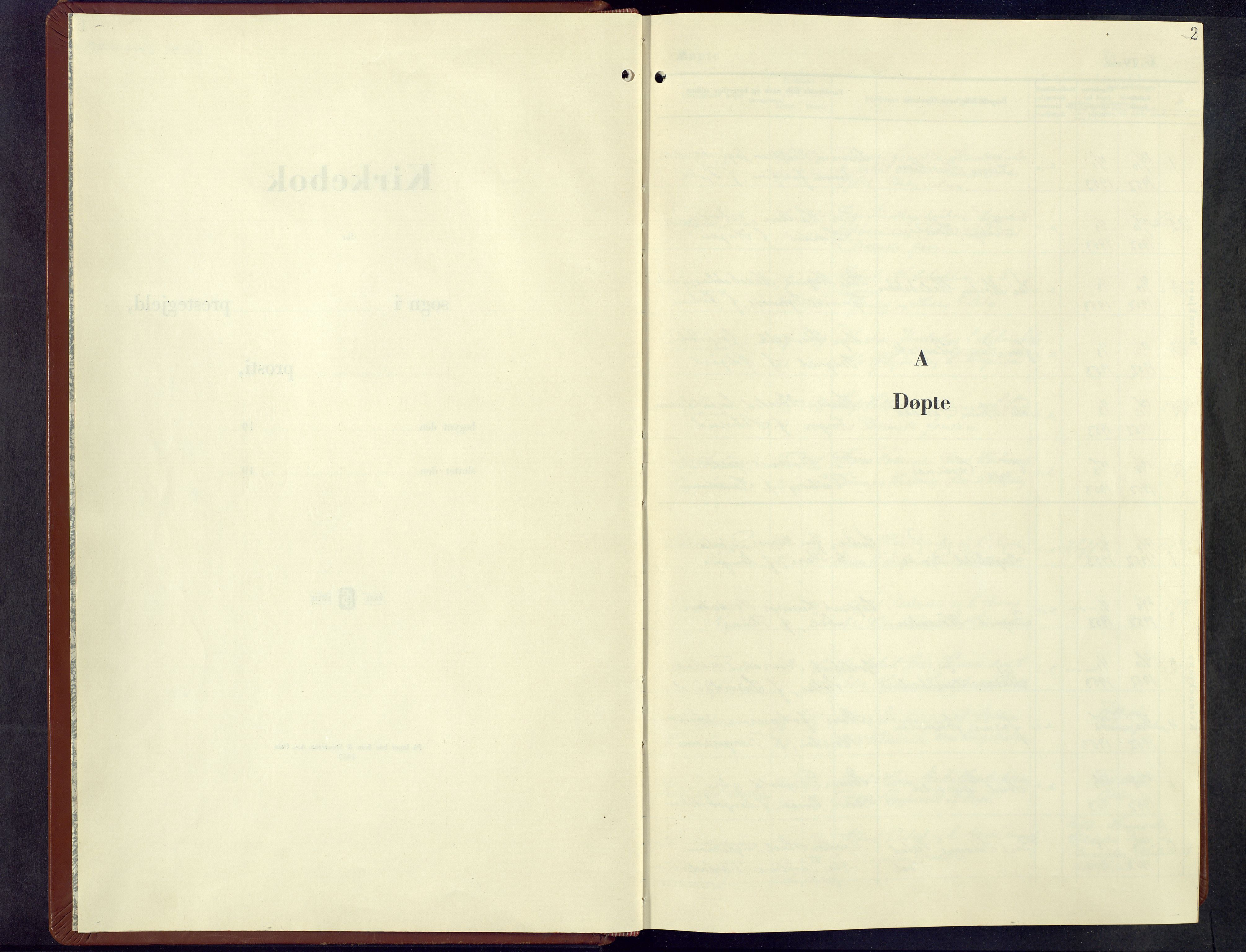 Østre Toten prestekontor, AV/SAH-PREST-104/H/Ha/Hab/L0012: Parish register (copy) no. 12, 1953-1966, p. 2