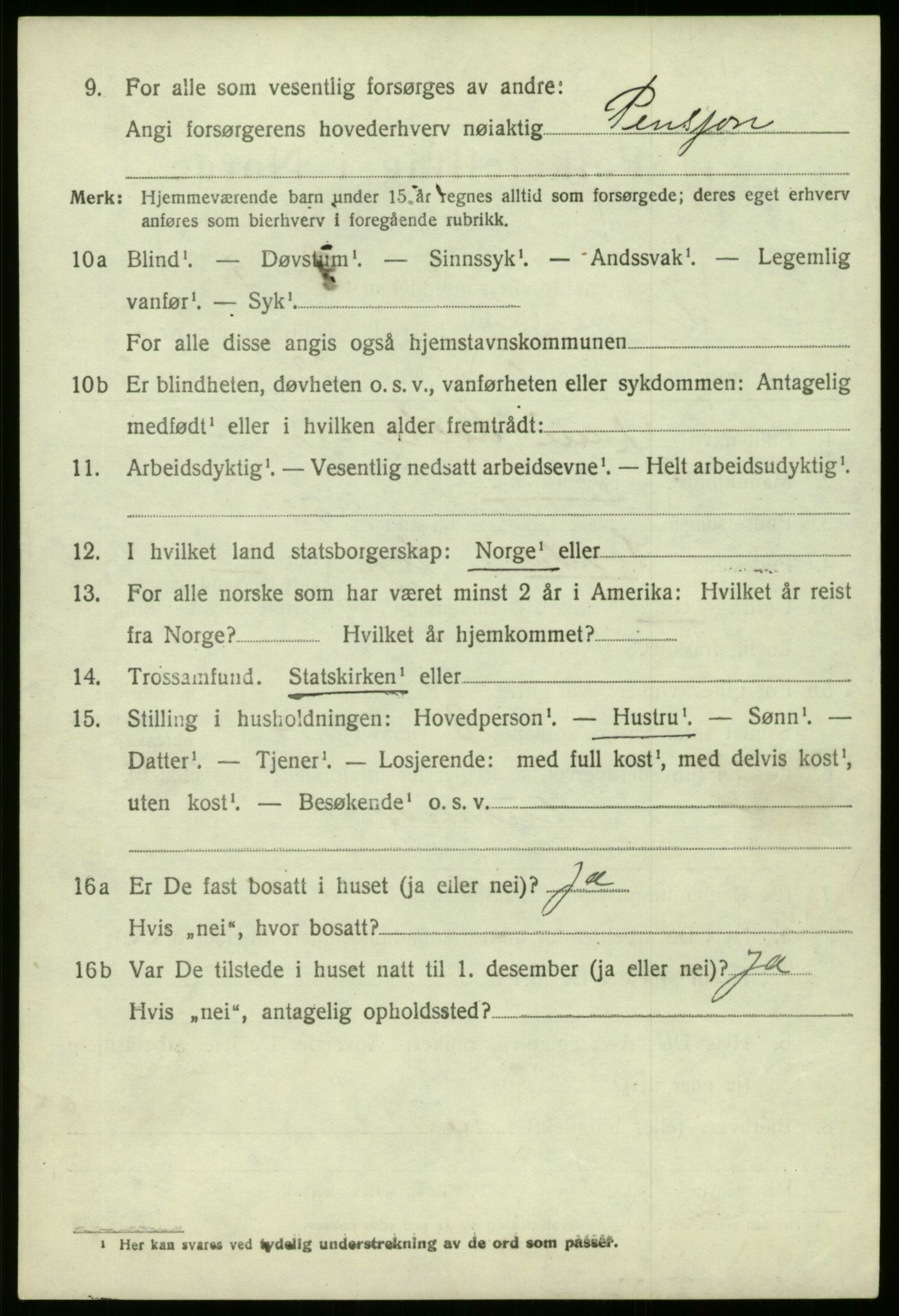 SAB, 1920 census for Sør-Vågsøy, 1920, p. 1641