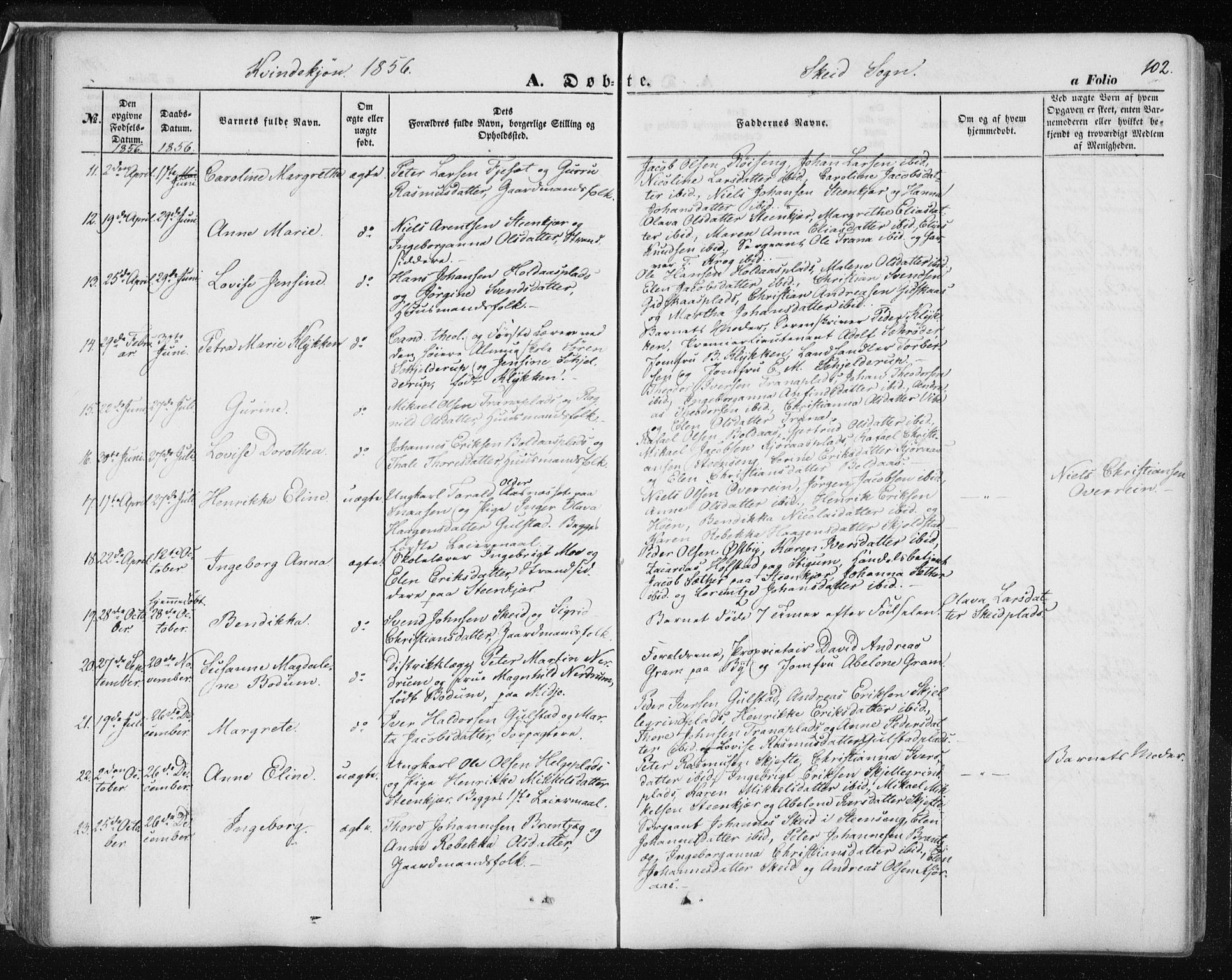 Ministerialprotokoller, klokkerbøker og fødselsregistre - Nord-Trøndelag, SAT/A-1458/735/L0342: Parish register (official) no. 735A07 /2, 1849-1862, p. 102