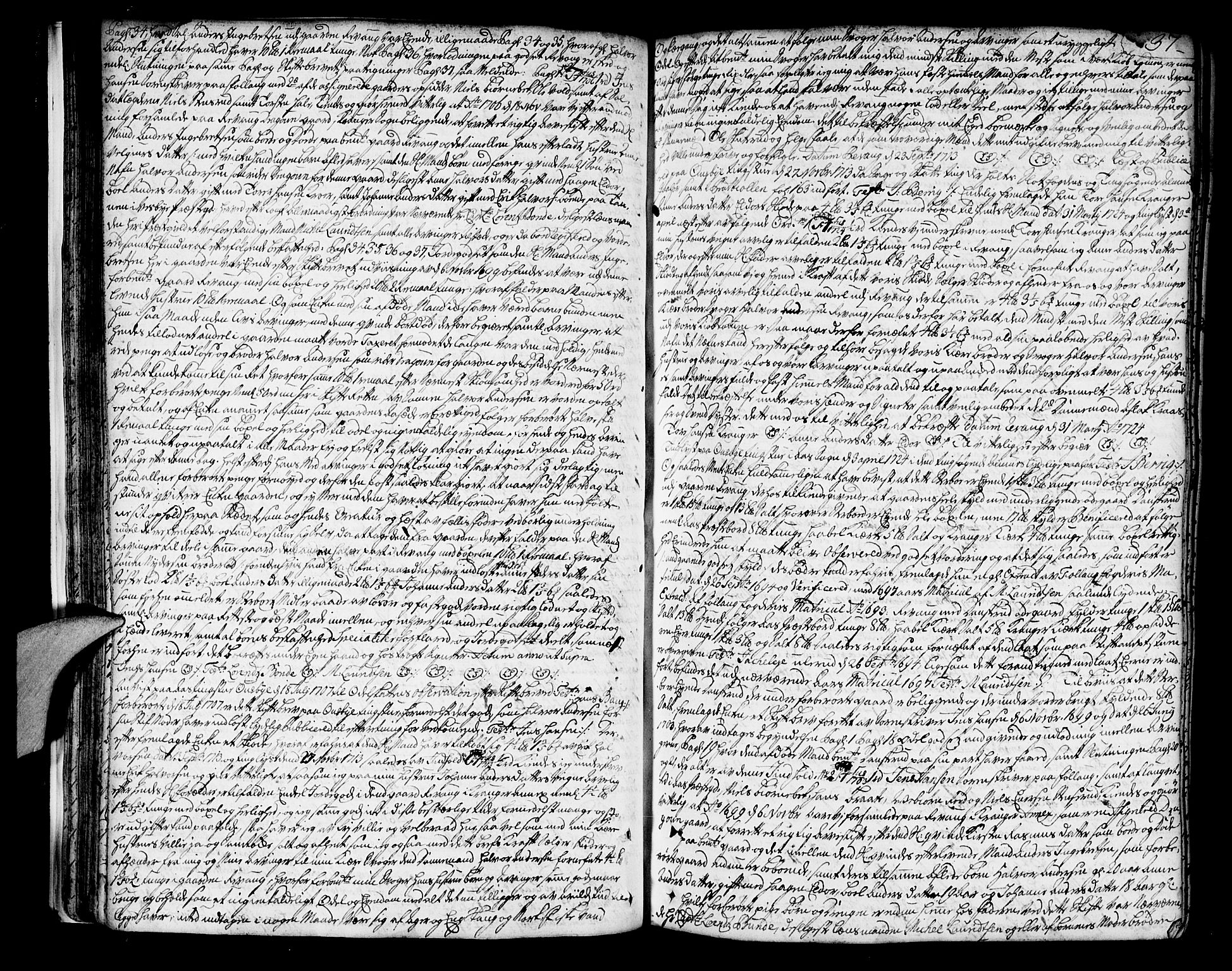 Follo sorenskriveri, SAO/A-10274/H/Hb/L0005: Skifteprotokoll, 1743-1753, p. 36b-37a