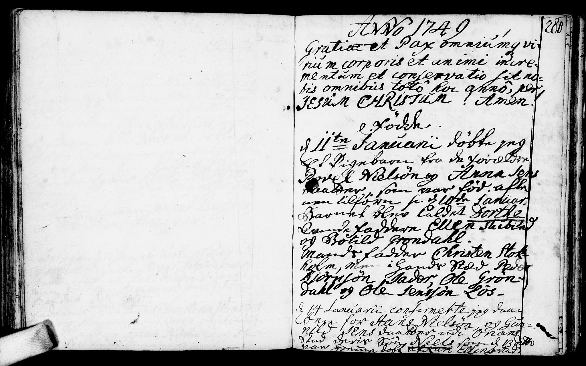Nesodden prestekontor Kirkebøker, SAO/A-10013/F/Fa/L0001: Parish register (official) no. I 1, 1709-1749, p. 280