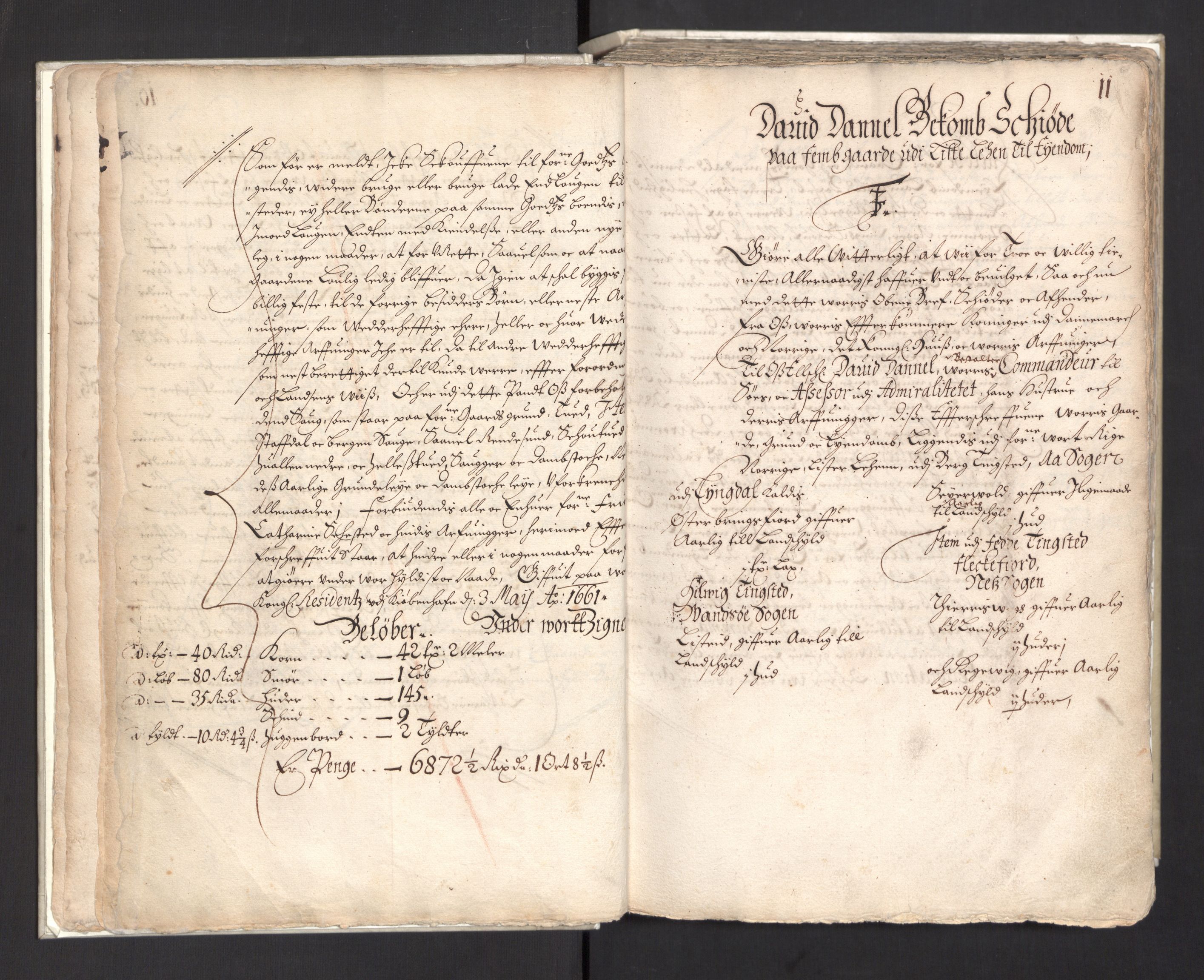 Rentekammeret, Kammerkanselliet, AV/RA-EA-3111/G/Gg/Ggj/Ggja/L0003: Skjøtebok Oa (13), 1661-1669, p. 15