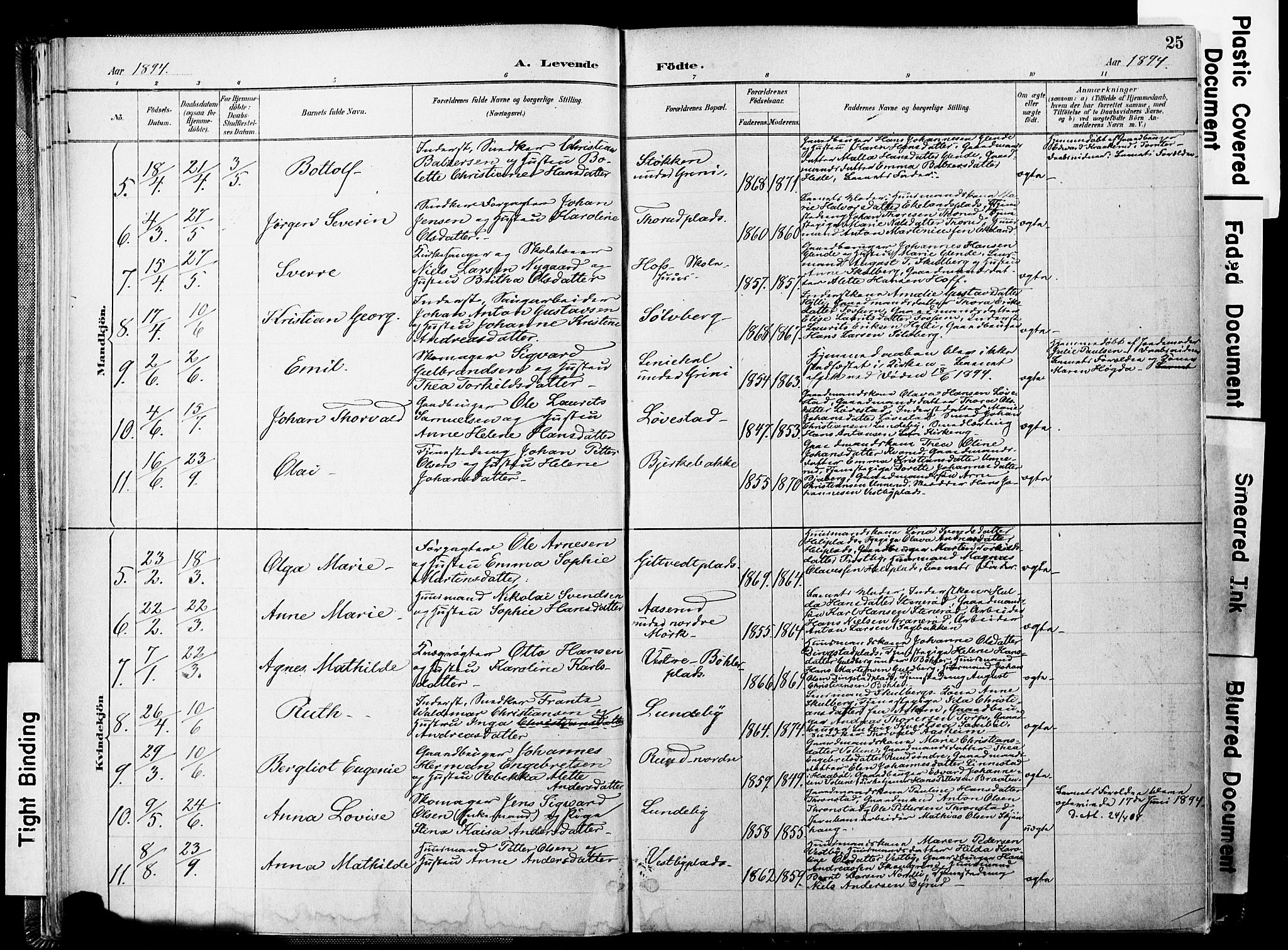 Spydeberg prestekontor Kirkebøker, SAO/A-10924/F/Fa/L0008: Parish register (official) no. I 8, 1886-1900, p. 25