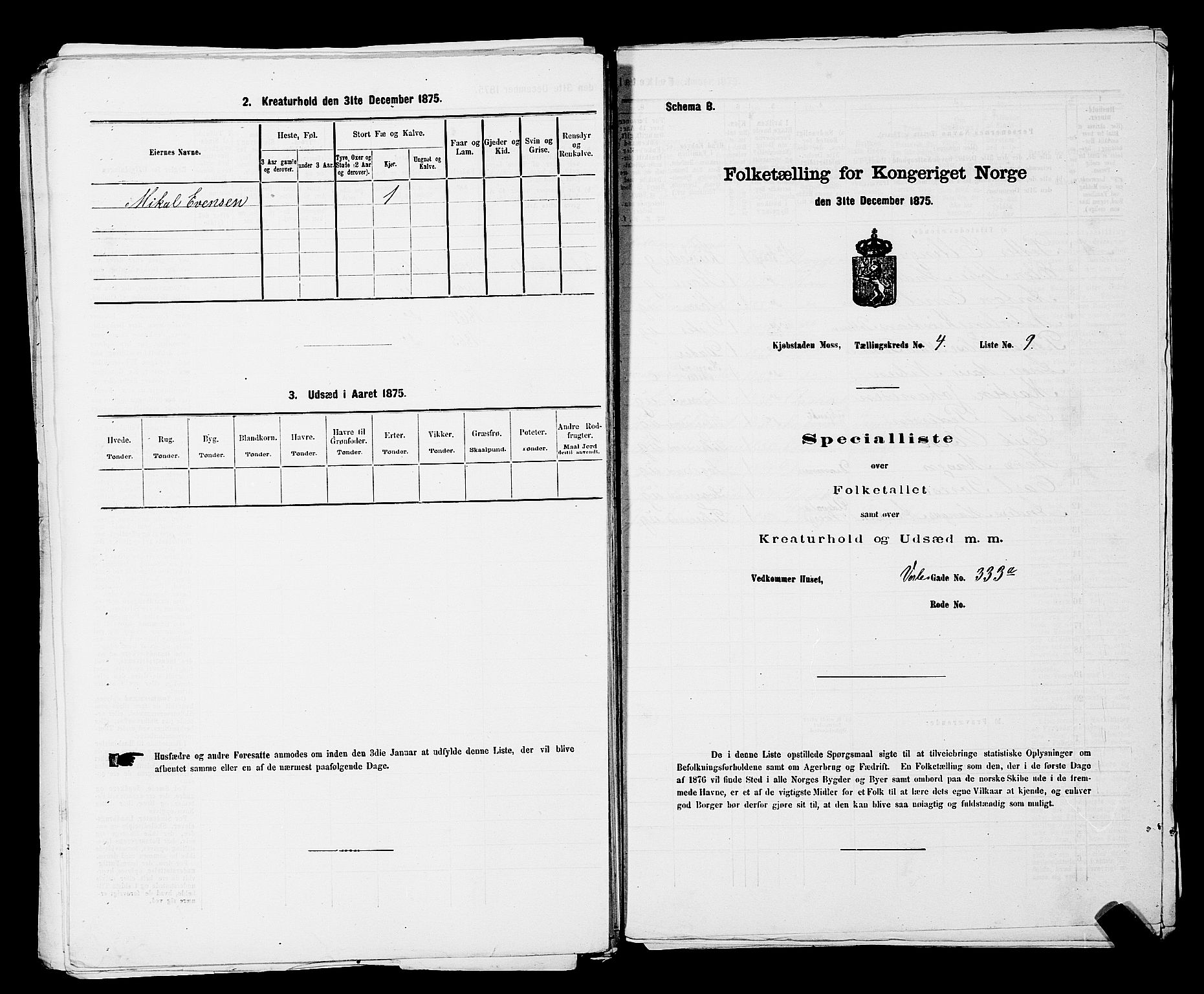 RA, 1875 census for 0104B Moss/Moss, 1875, p. 792