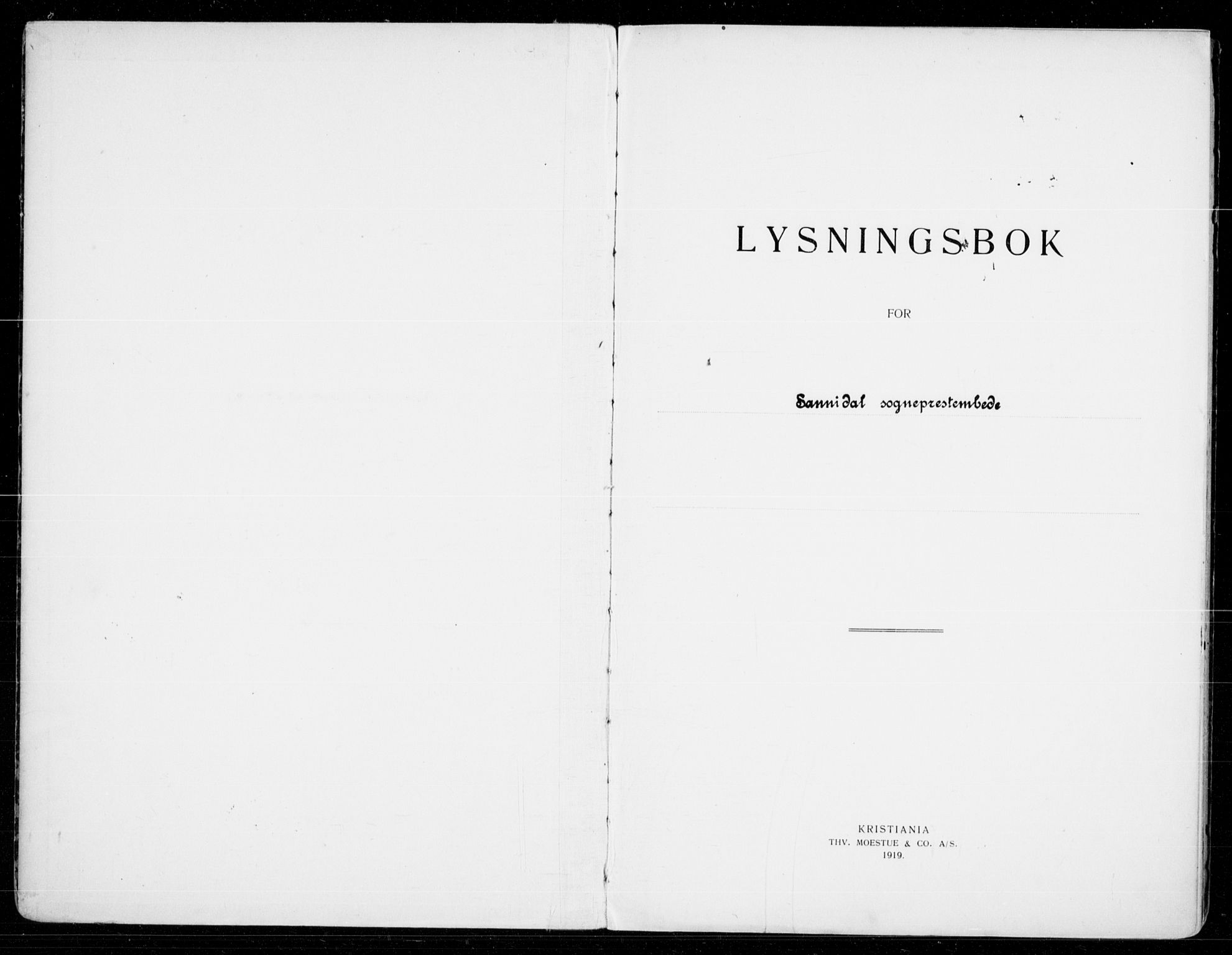 Sannidal kirkebøker, SAKO/A-296/H/Ha/L0002: Banns register no. 2, 1919-1942