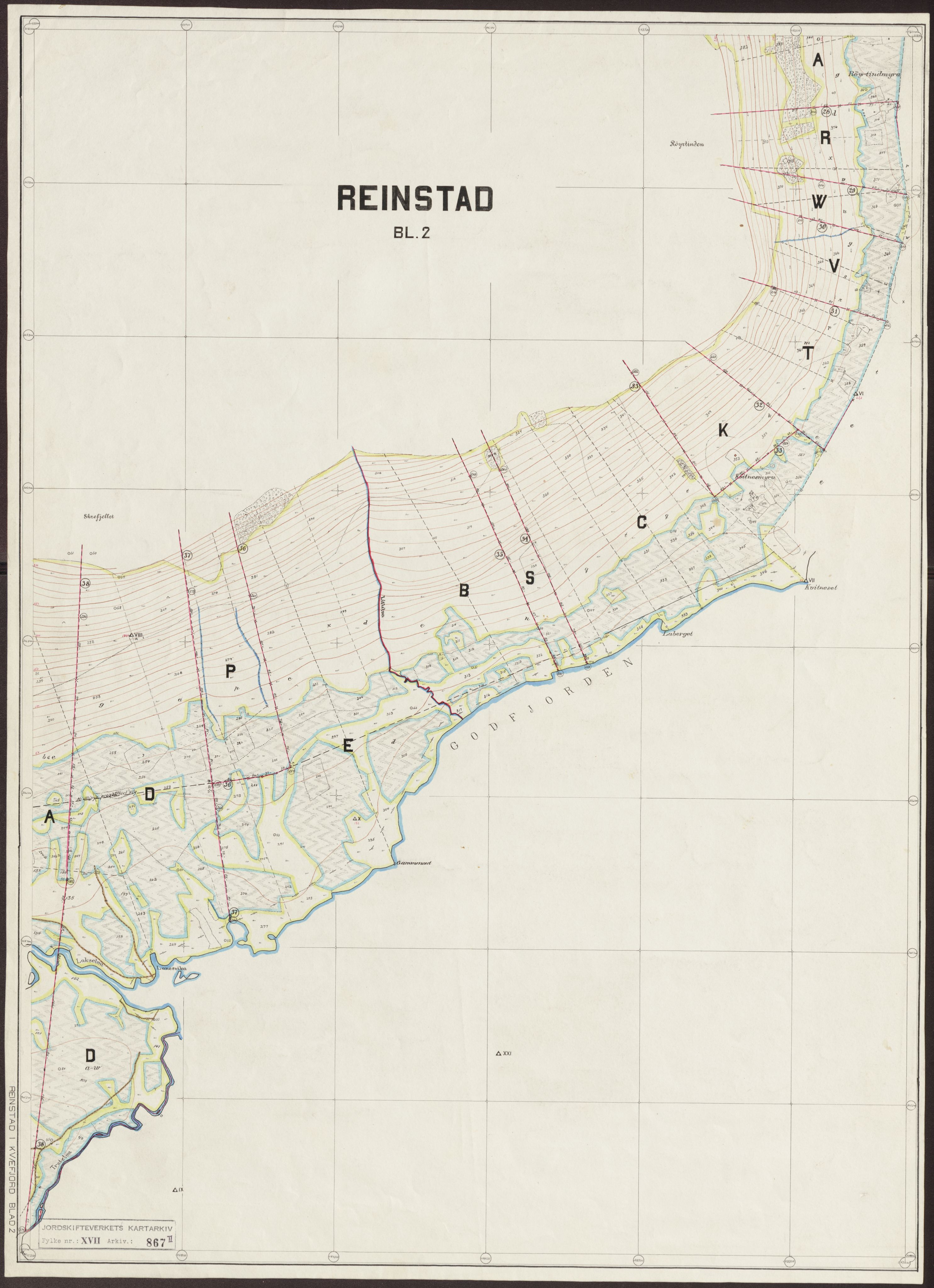 Jordskifteverkets kartarkiv, RA/S-3929/T, 1859-1988, p. 1033