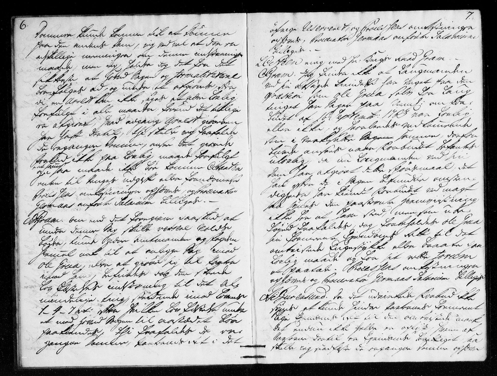 Overhoffretten 1667-1797, AV/RA-EA-2884/Ac/L0204: Voteringsprotokoll, 1766, p. 6-7