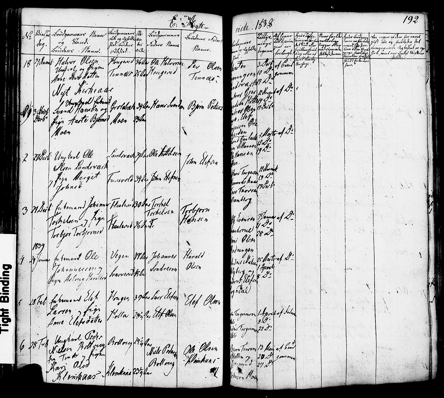 Heddal kirkebøker, SAKO/A-268/F/Fa/L0006: Parish register (official) no. I 6, 1837-1854, p. 194v-192h