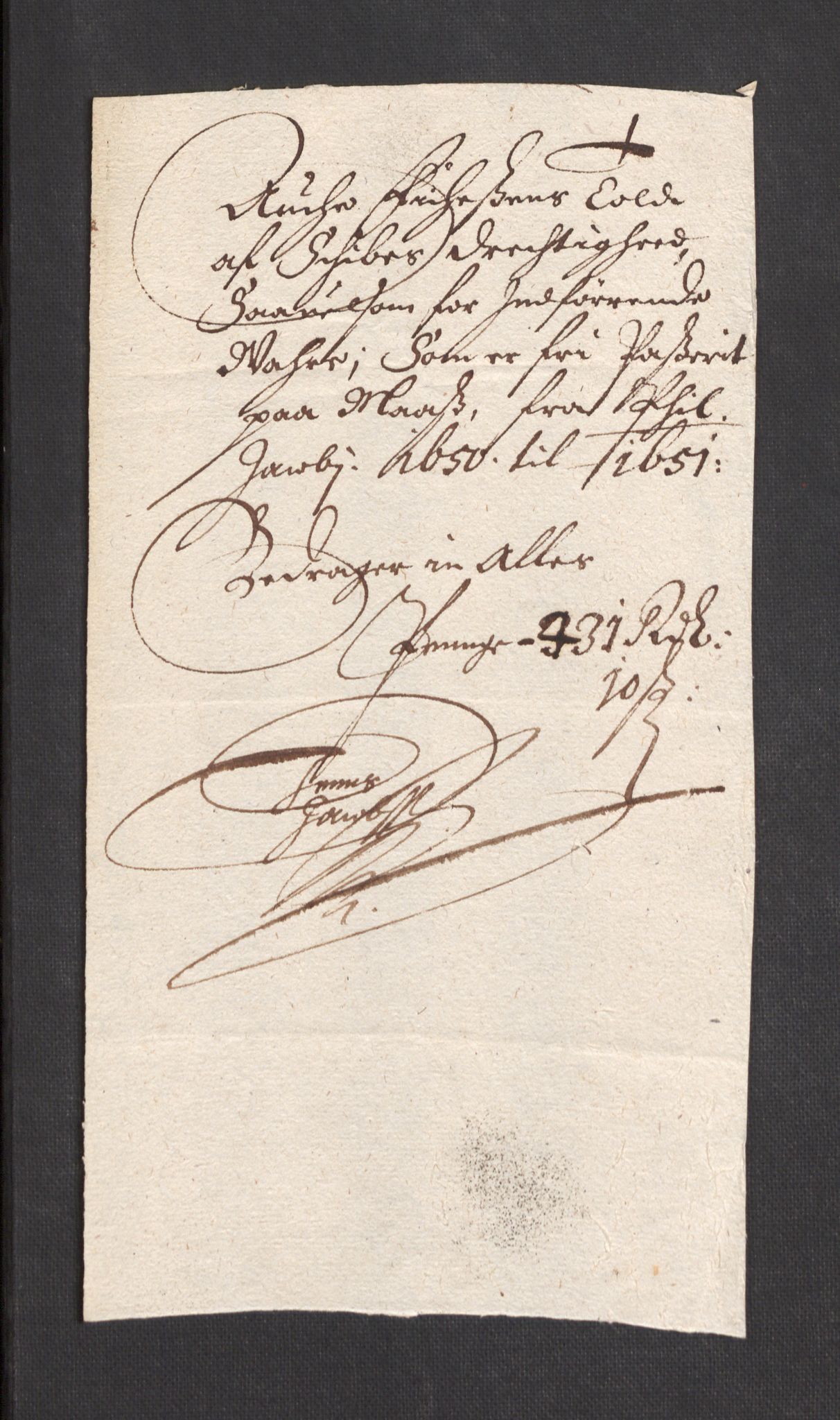 Danske Kanselli 1572-1799, AV/RA-EA-3023/F/Fc/Fcc/Fcca/L0013: Norske innlegg 1572-1799, 1649-1653, p. 150