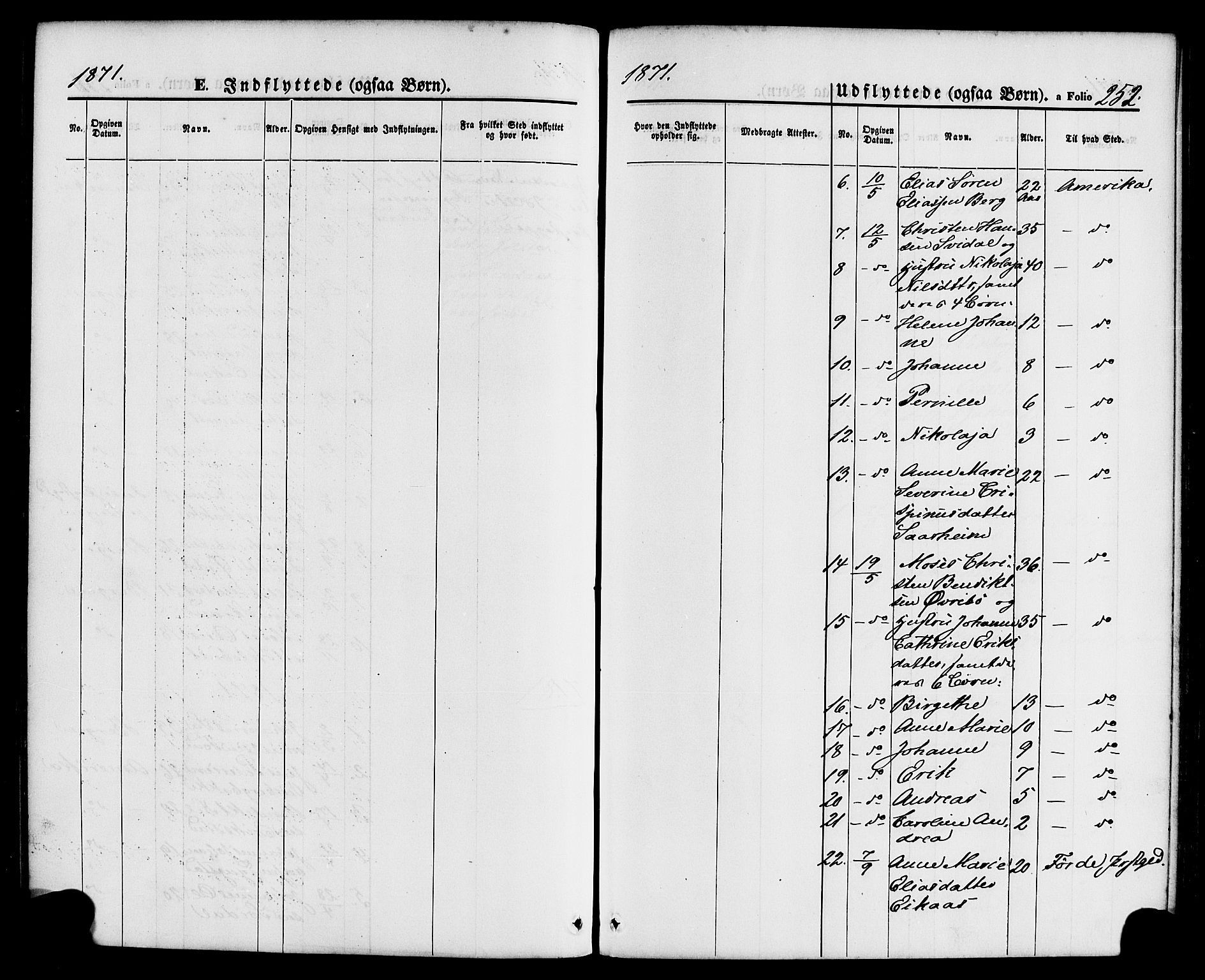 Jølster sokneprestembete, SAB/A-80701/H/Haa/Haaa/L0011: Parish register (official) no. A 11, 1866-1881, p. 252