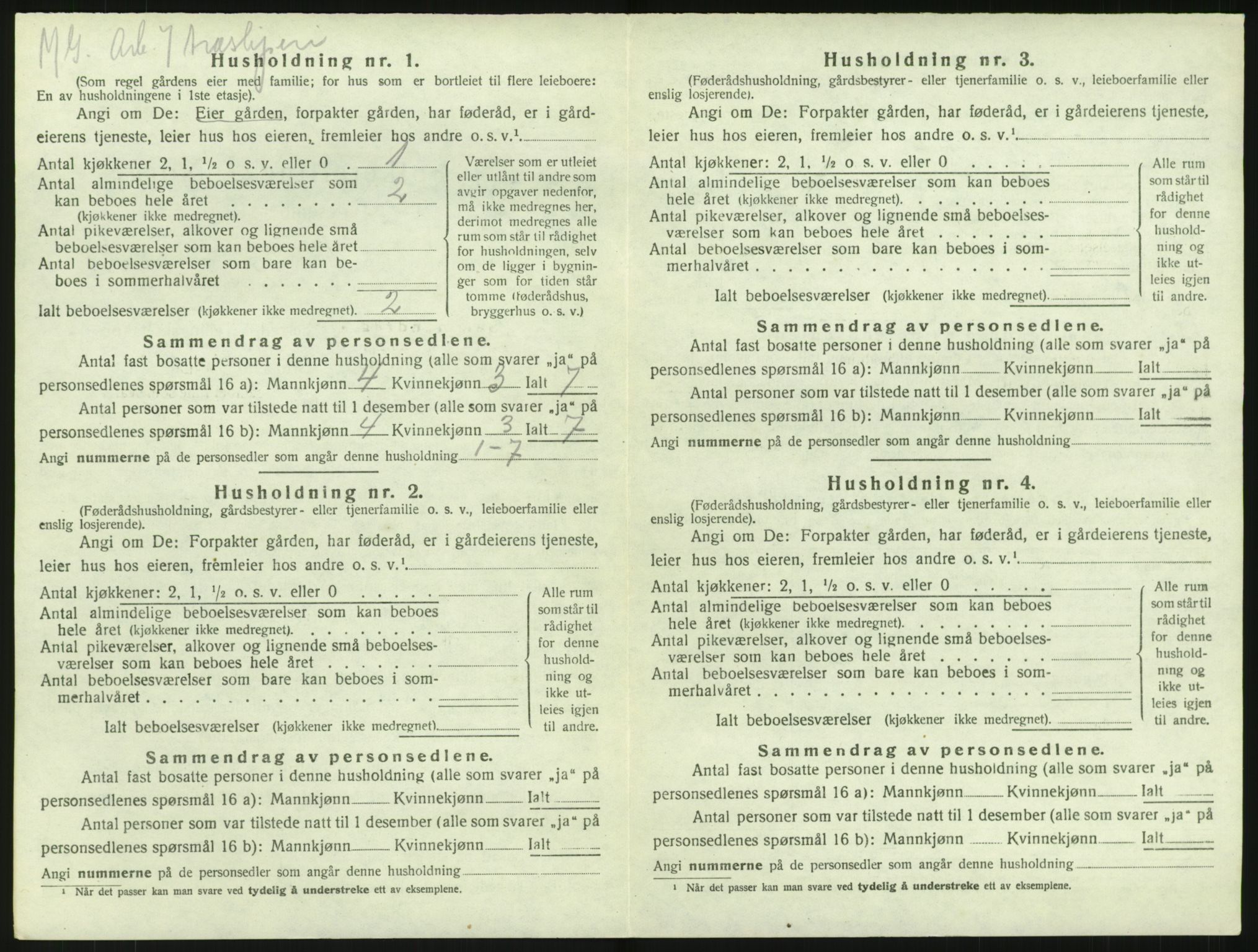 SAKO, 1920 census for Lardal, 1920, p. 66