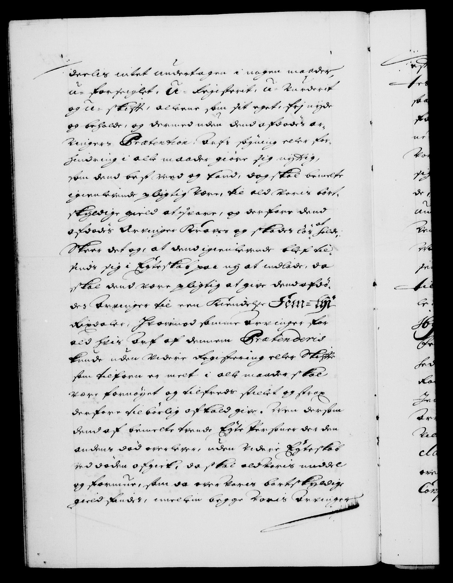 Danske Kanselli 1572-1799, AV/RA-EA-3023/F/Fc/Fca/Fcaa/L0016: Norske registre (mikrofilm), 1692-1697, p. 475b