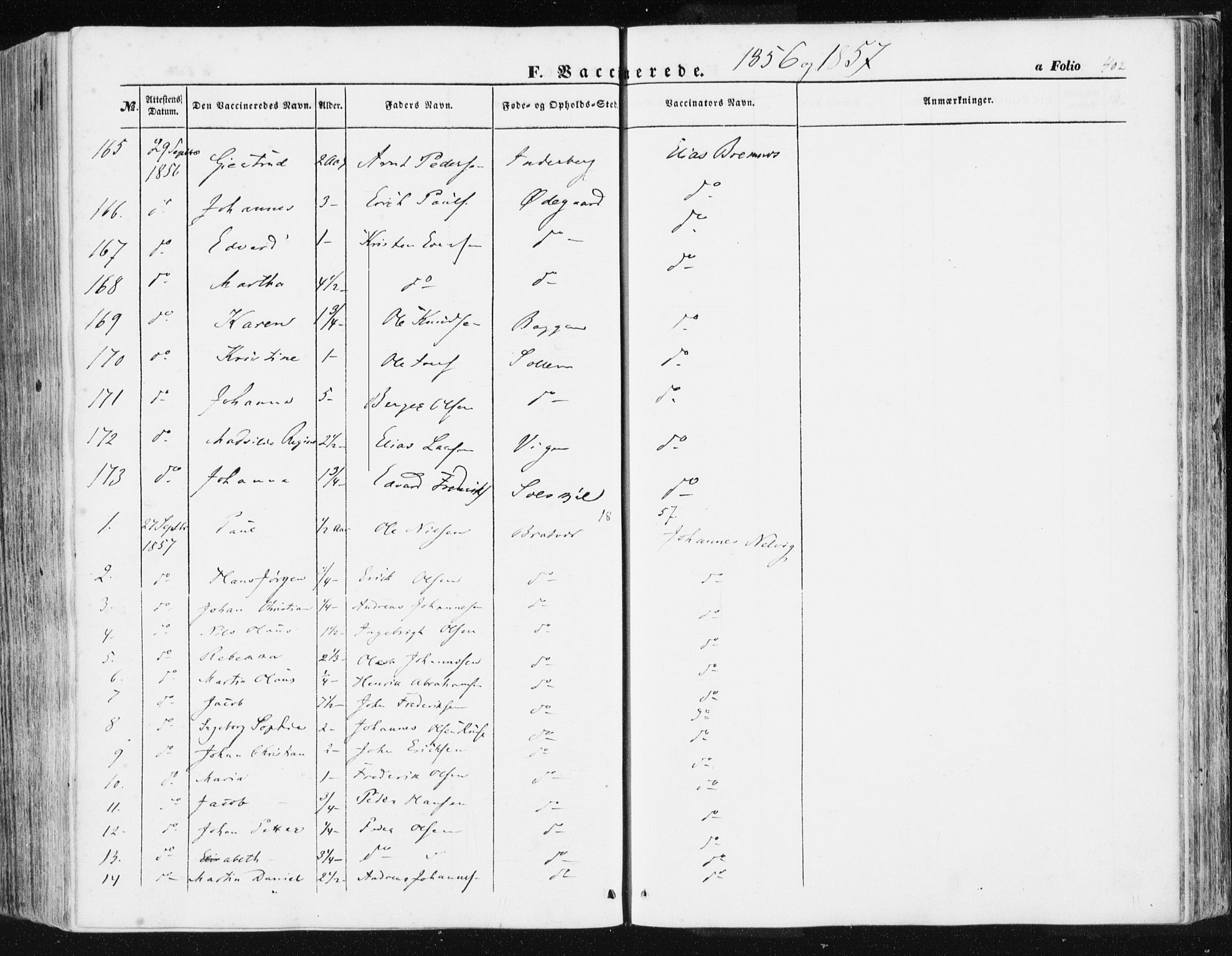 Ministerialprotokoller, klokkerbøker og fødselsregistre - Møre og Romsdal, SAT/A-1454/581/L0937: Parish register (official) no. 581A05, 1853-1872, p. 402
