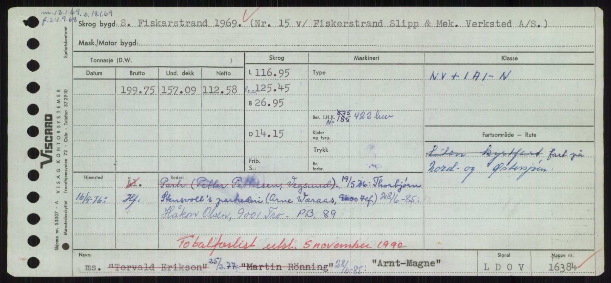 Sjøfartsdirektoratet med forløpere, Skipsmålingen, RA/S-1627/H/Hd/L0002: Fartøy, Apa-Axe, p. 169