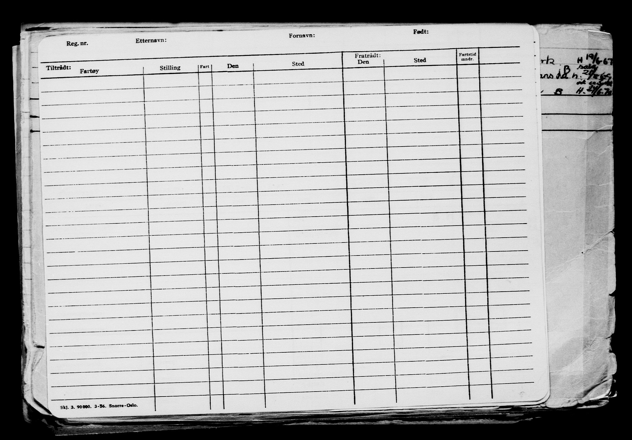 Direktoratet for sjømenn, AV/RA-S-3545/G/Gb/L0140: Hovedkort, 1916, p. 708