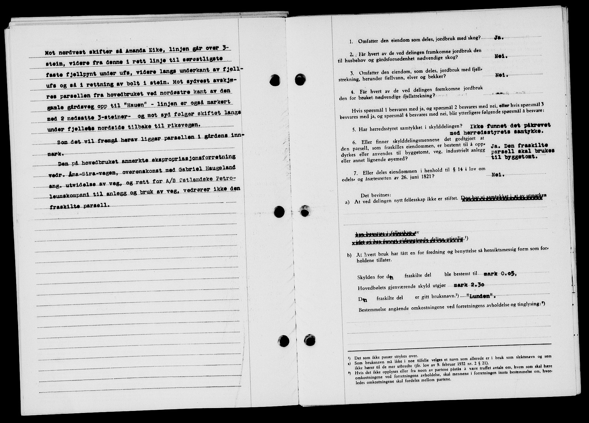 Flekkefjord sorenskriveri, SAK/1221-0001/G/Gb/Gba/L0064: Mortgage book no. A-12, 1948-1949, Diary no: : 873/1948