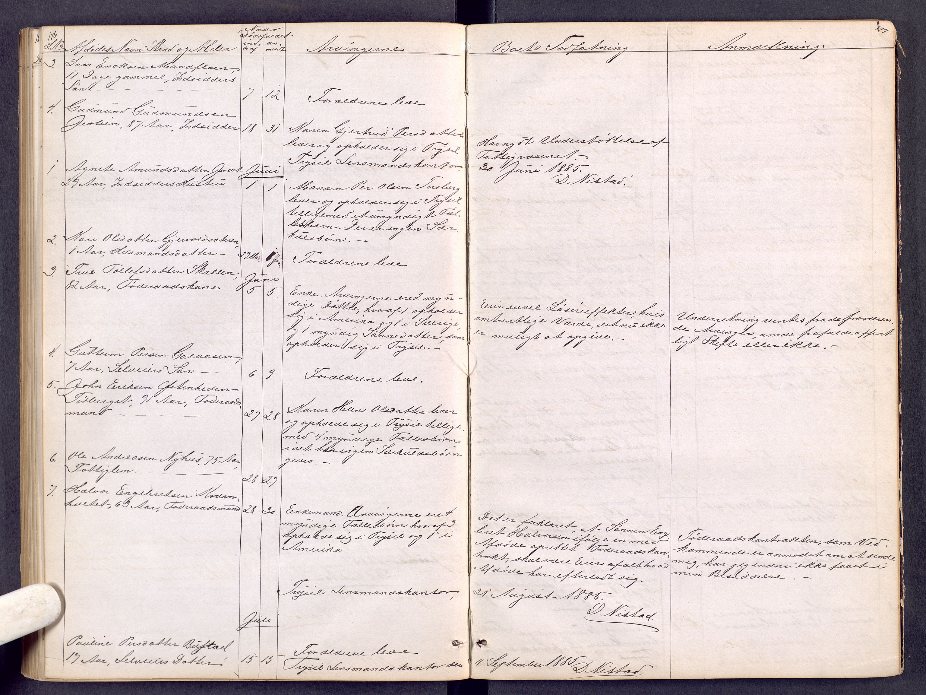 Sør-Østerdal sorenskriveri, AV/SAH-TING-018/J/Jg/L0007: Dødsfallsjournal, 1870-1886, p. 176-177