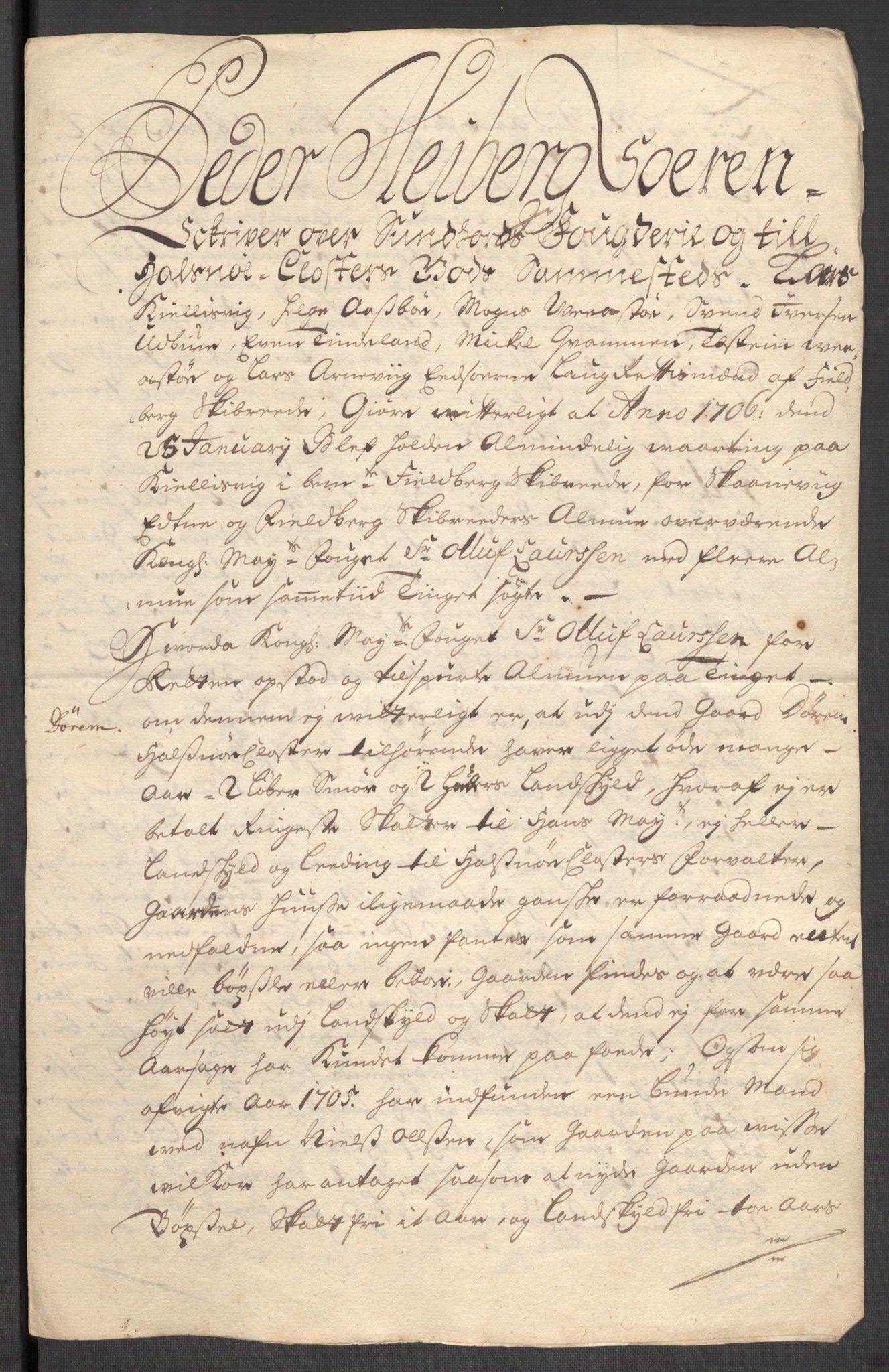 Rentekammeret inntil 1814, Reviderte regnskaper, Fogderegnskap, AV/RA-EA-4092/R48/L2983: Fogderegnskap Sunnhordland og Hardanger, 1705, p. 213