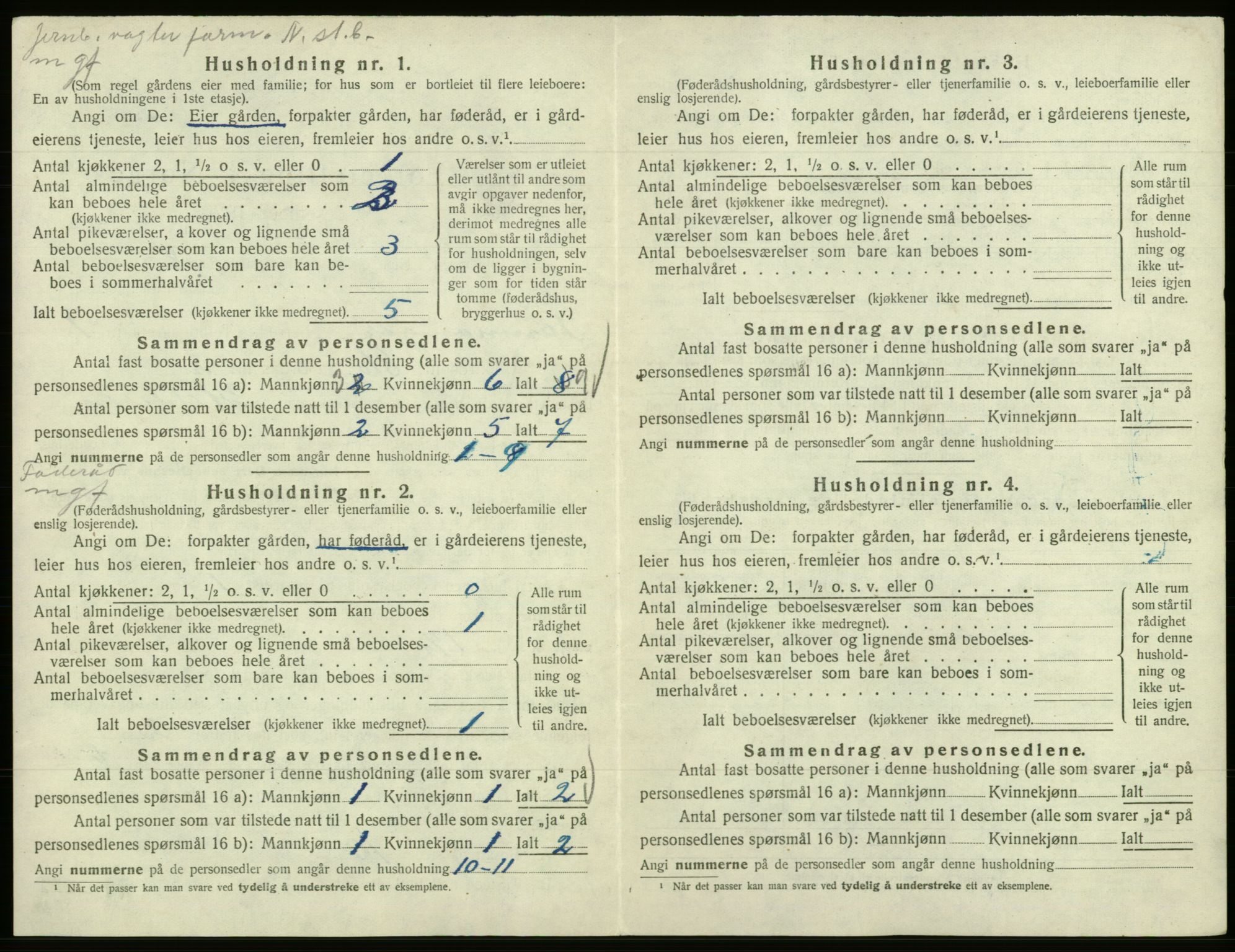 SAB, 1920 census for Samnanger, 1920, p. 63