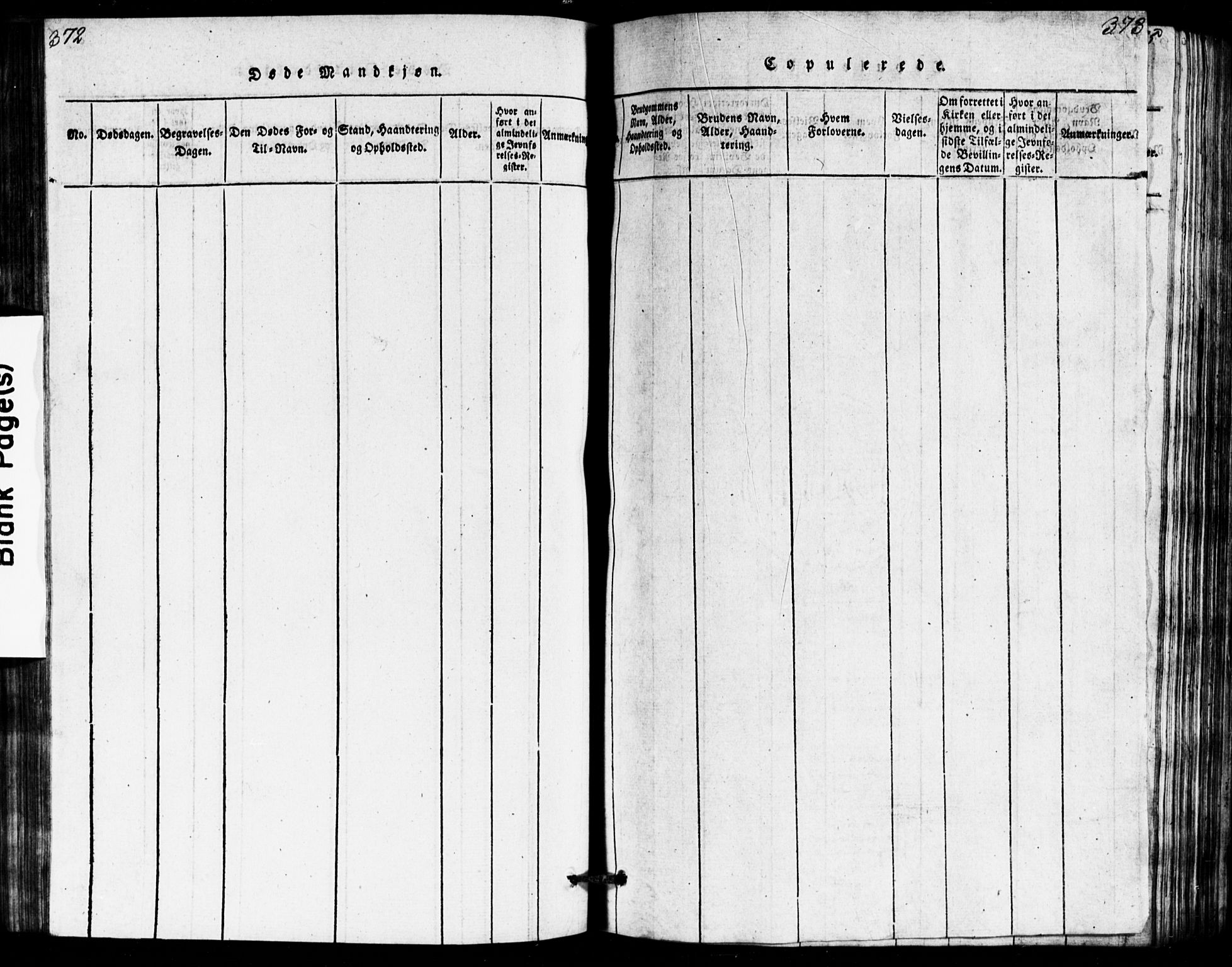 Idd prestekontor Kirkebøker, AV/SAO-A-10911/G/Ga/L0001: Parish register (copy) no. I 1, 1815-1826, p. 372-373