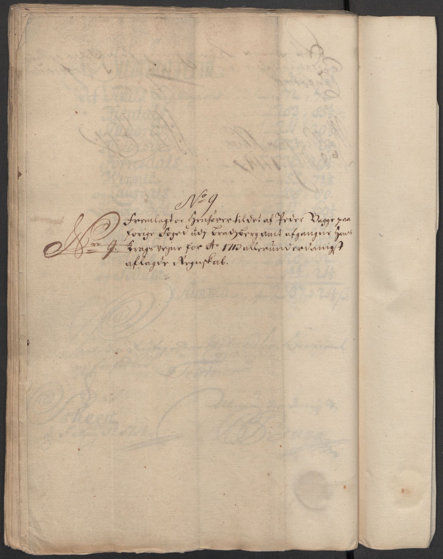 Rentekammeret inntil 1814, Reviderte regnskaper, Fogderegnskap, AV/RA-EA-4092/R36/L2124: Fogderegnskap Øvre og Nedre Telemark og Bamble, 1713, p. 235