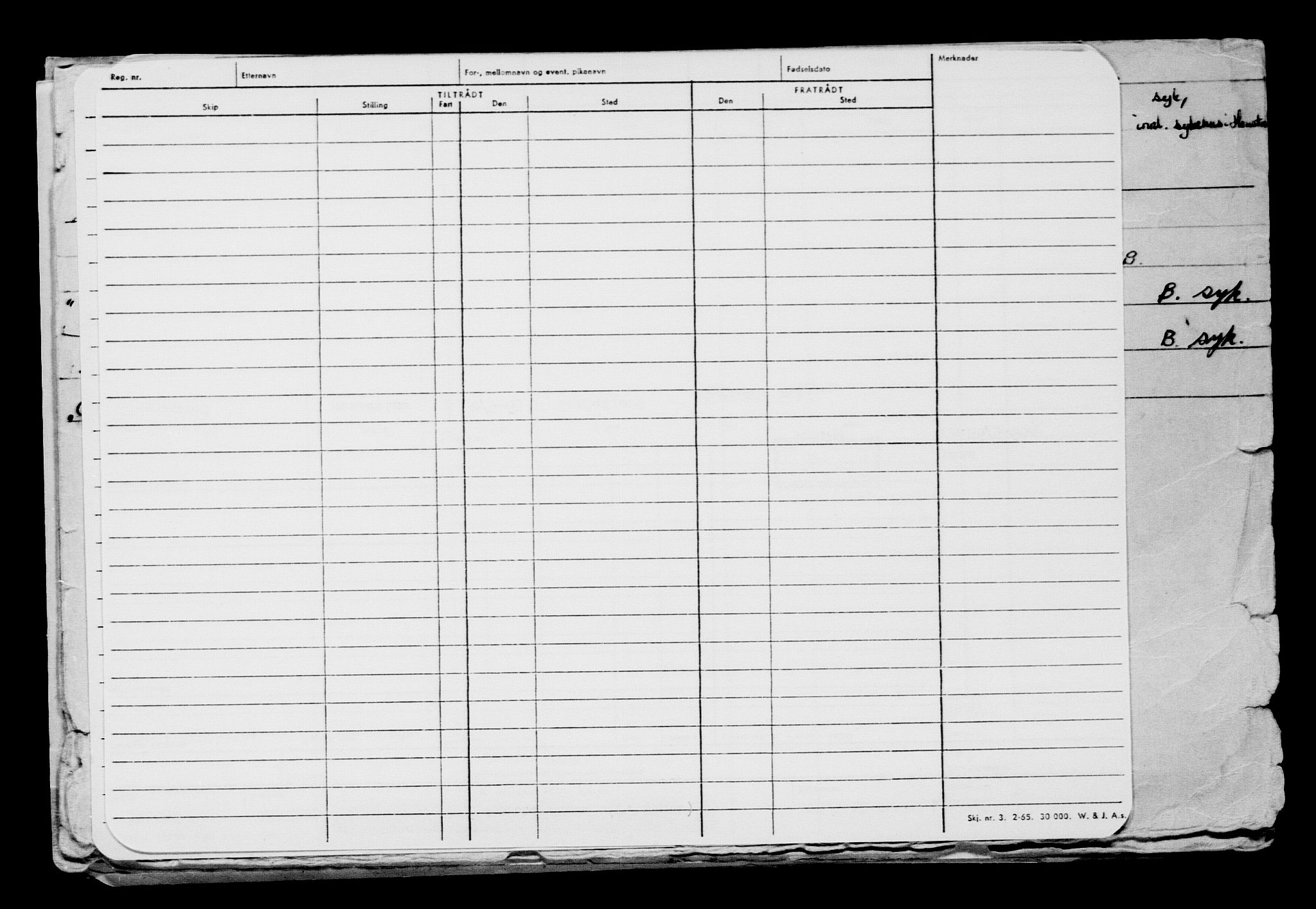 Direktoratet for sjømenn, AV/RA-S-3545/G/Gb/L0157: Hovedkort, 1918, p. 657