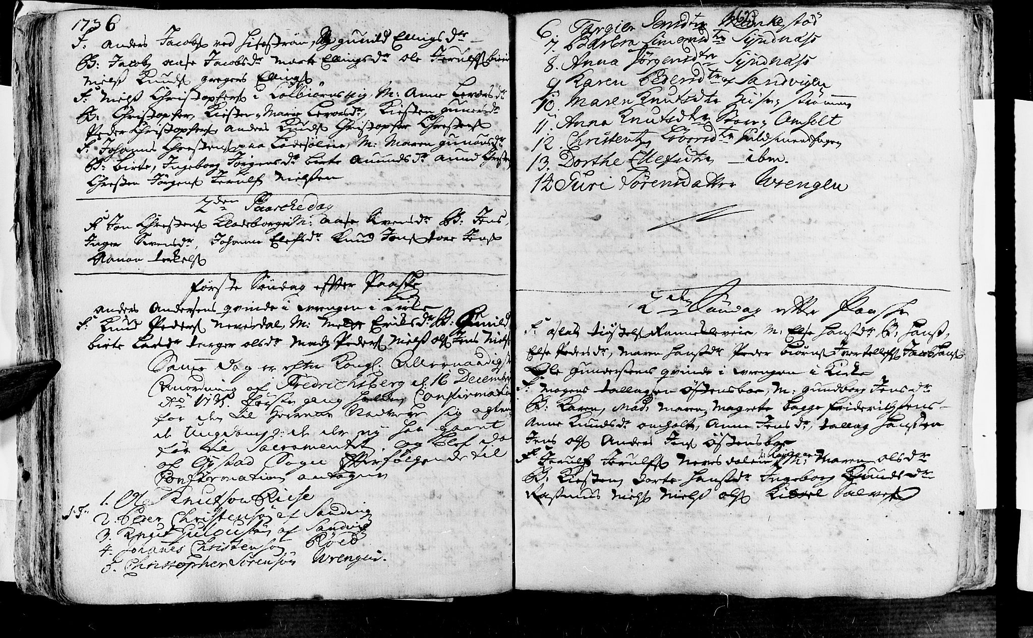 Øyestad sokneprestkontor, AV/SAK-1111-0049/F/Fa/L0004: Parish register (official) no. A 4, 1730-1750, p. 62