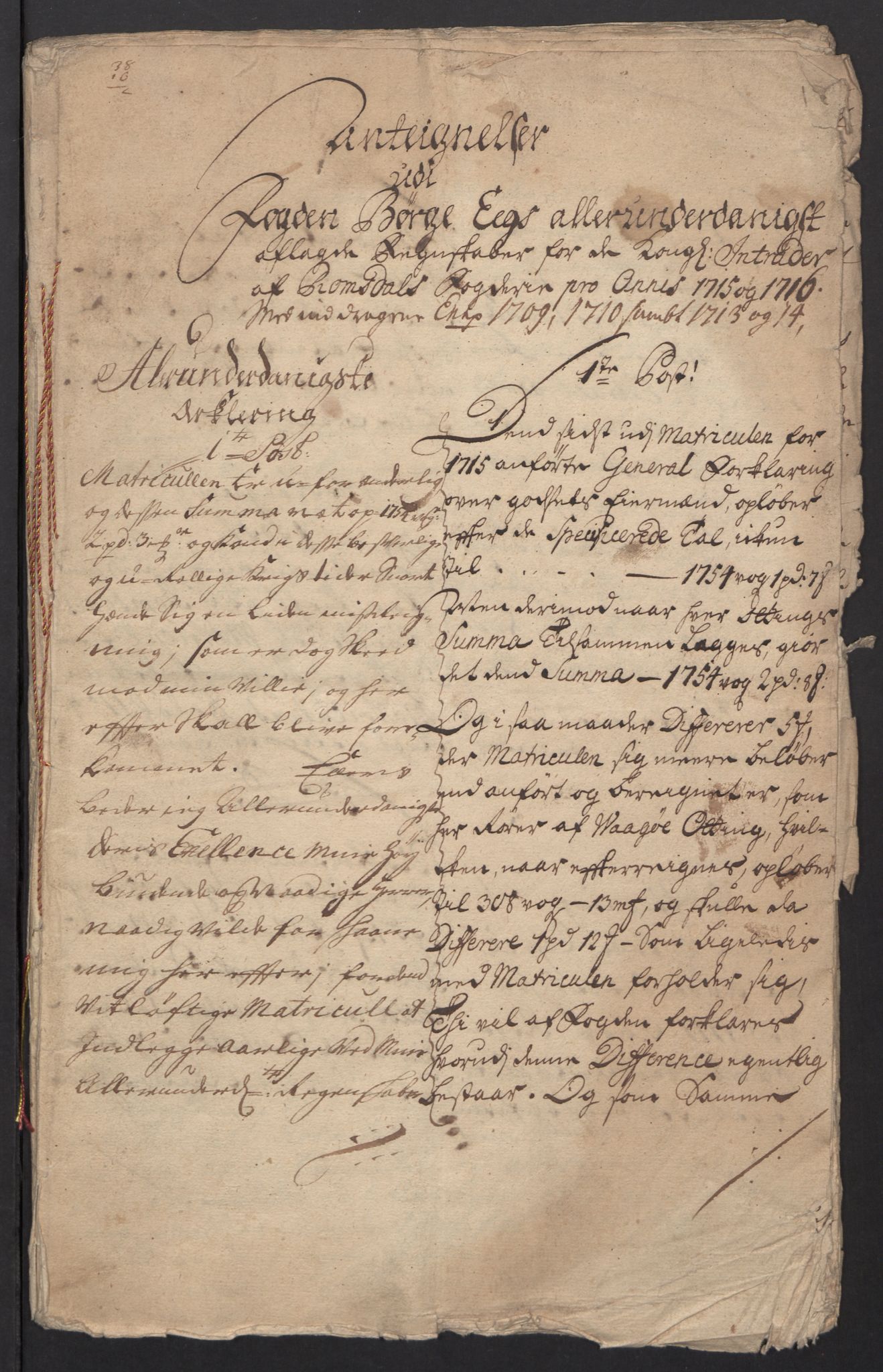 Rentekammeret inntil 1814, Reviderte regnskaper, Fogderegnskap, AV/RA-EA-4092/R55/L3663: Fogderegnskap Romsdal, 1715-1716, p. 514