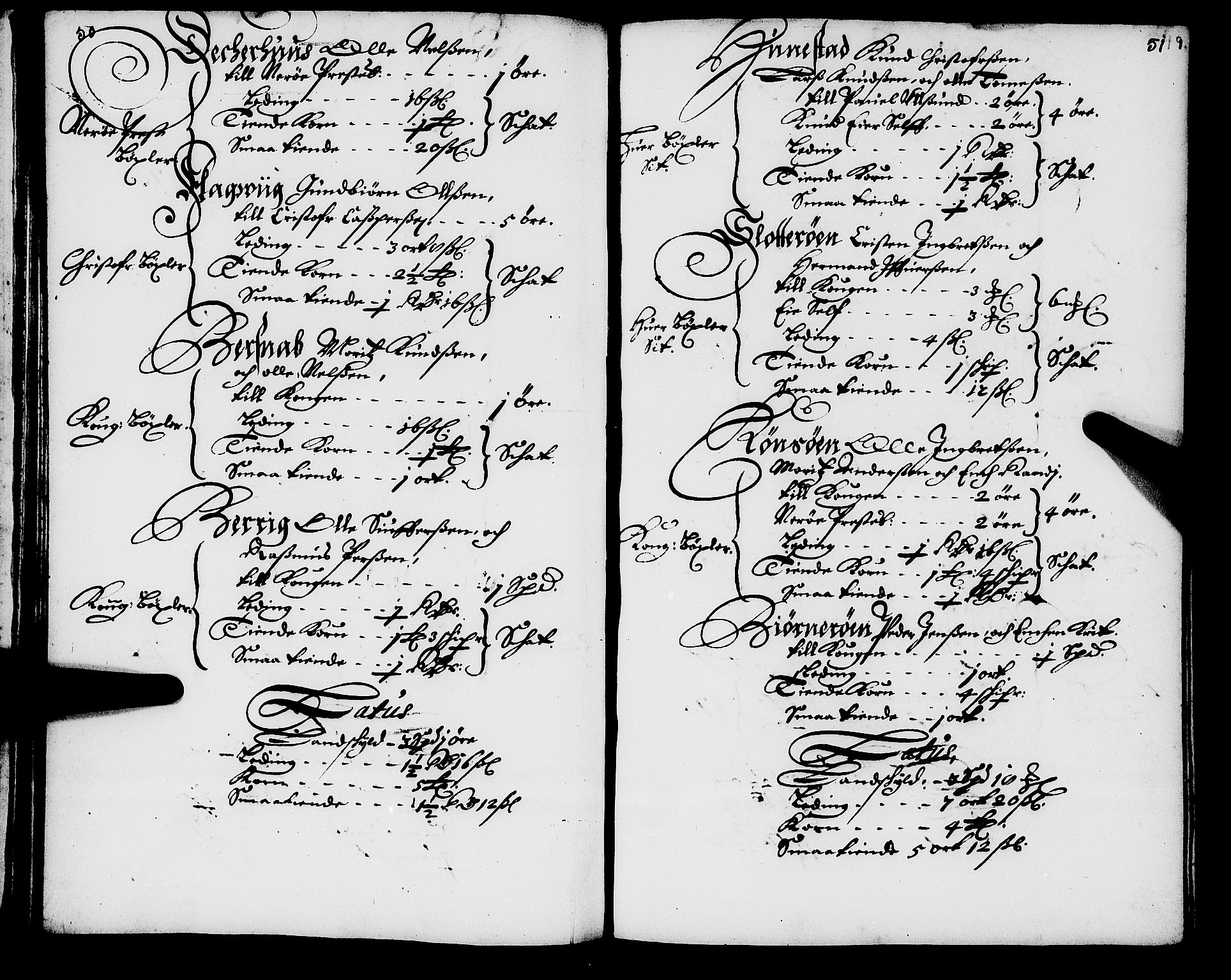 Rentekammeret inntil 1814, Realistisk ordnet avdeling, AV/RA-EA-4070/N/Nb/Nba/L0056: Namdalen len, 1669, p. 50-51