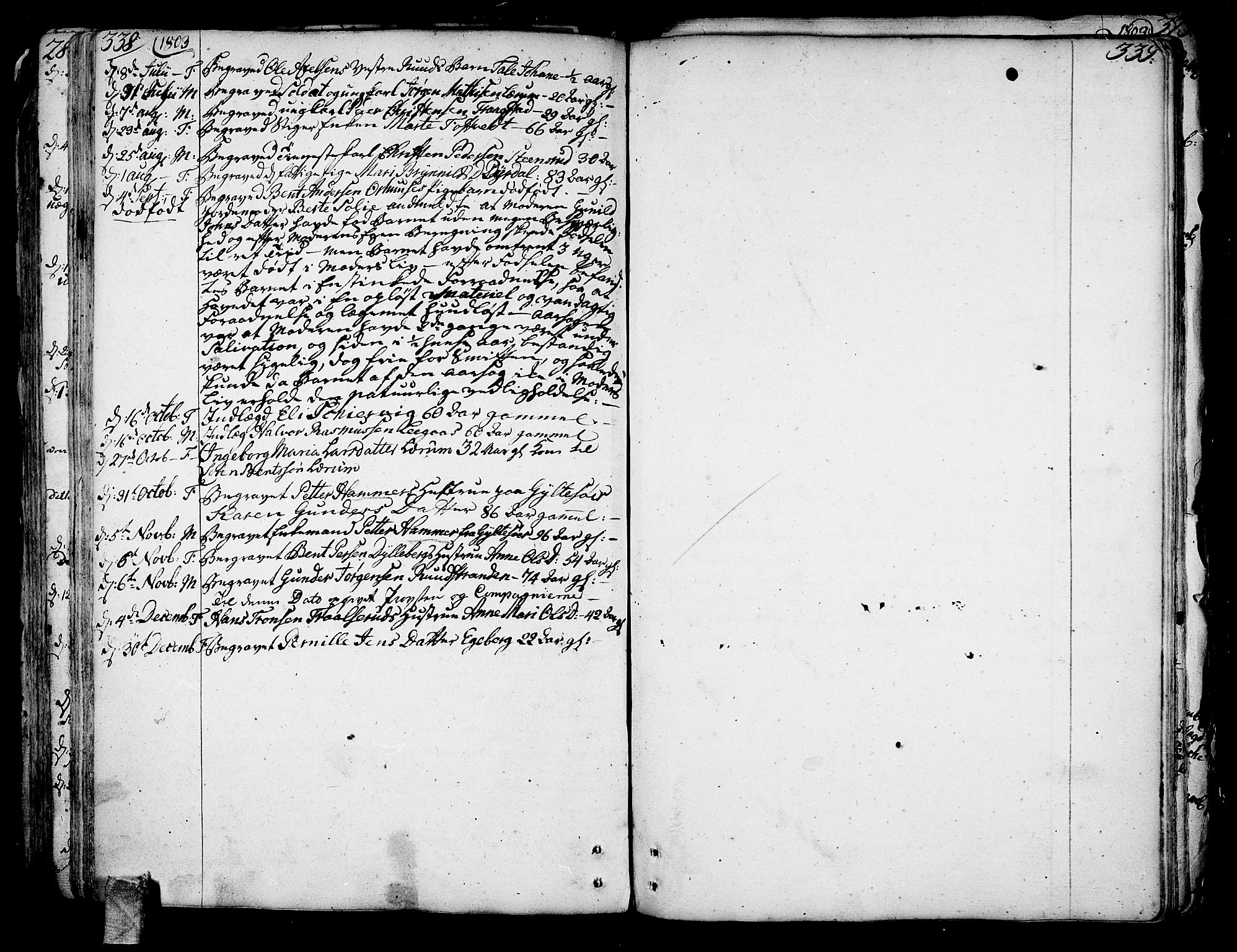 Sande Kirkebøker, AV/SAKO-A-53/F/Fa/L0001: Parish register (official) no. 1, 1753-1803, p. 338-339