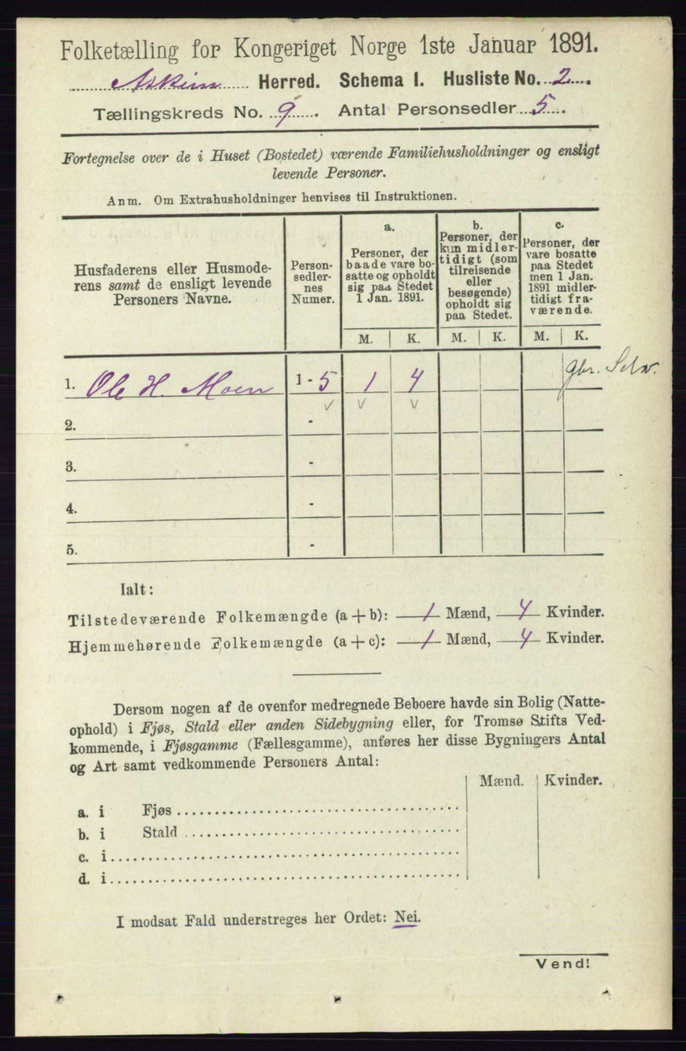 RA, 1891 census for 0124 Askim, 1891, p. 1441