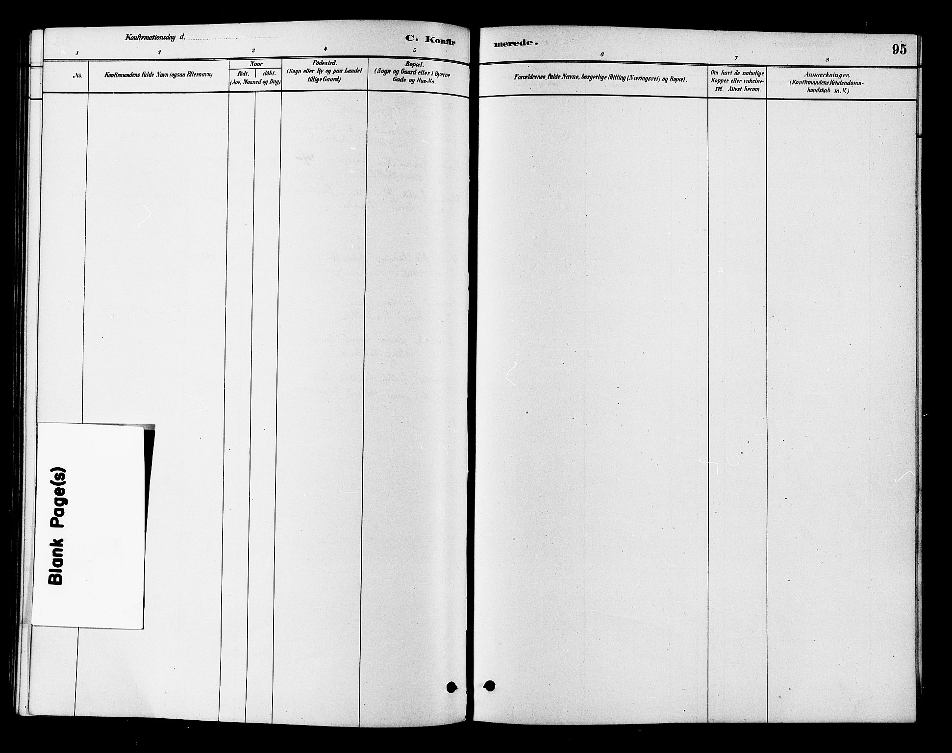 Flesberg kirkebøker, AV/SAKO-A-18/F/Fb/L0001: Parish register (official) no. II 1, 1879-1907, p. 95